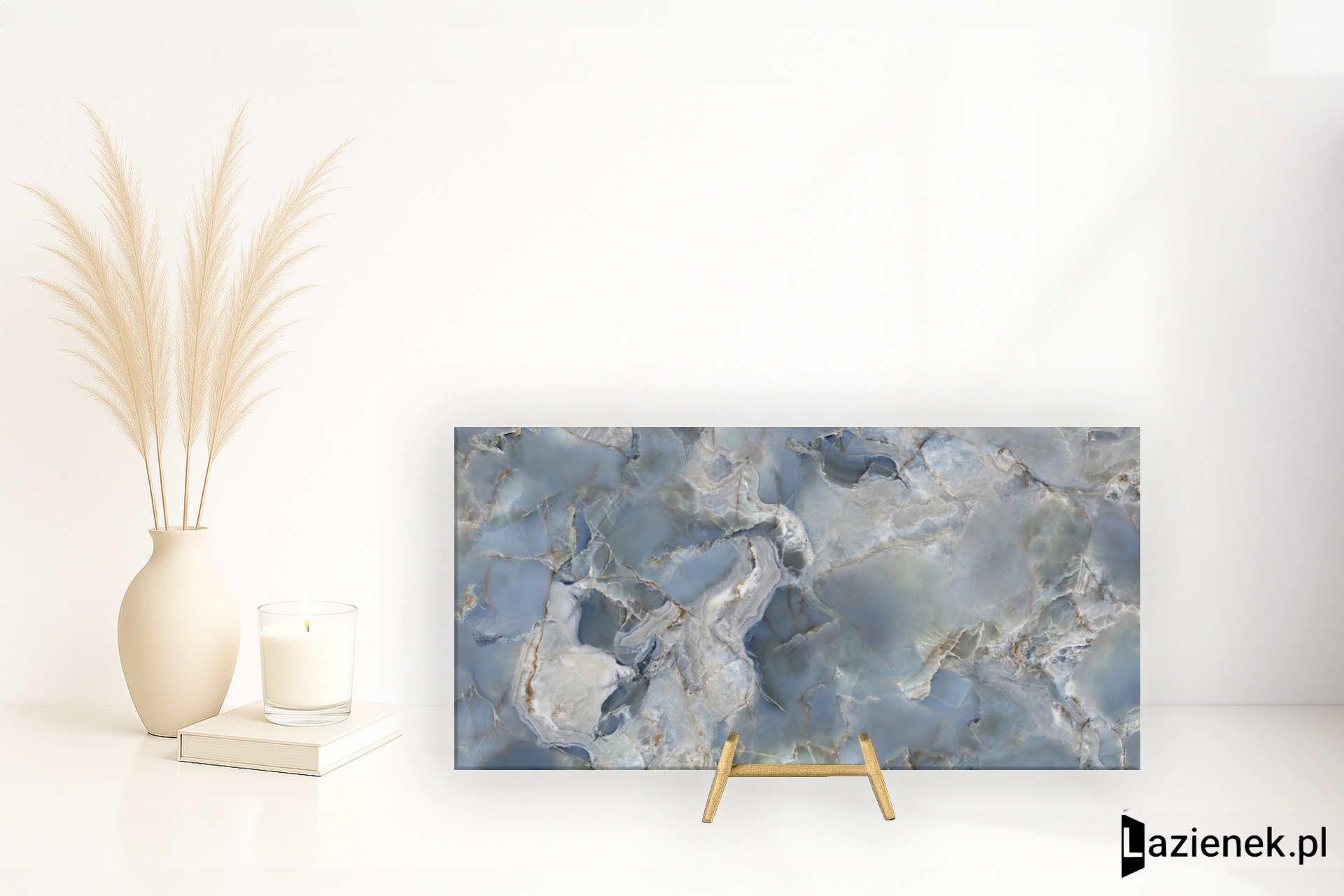 Tagina Onice Reale Oceano wysoki połysk 160x320 cm gr. 6 mm - płytka rektyfikowana / 108024
