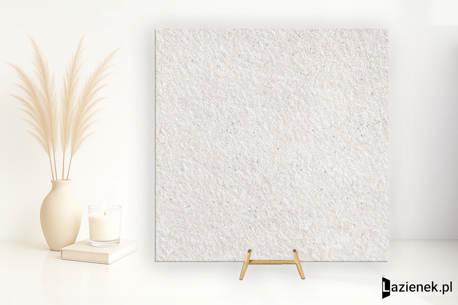 Tagina Pietra D'Orvieto Bianco strukturalna 60x60 cm gr. 9 mm - płytka rektyfikowana / 138070