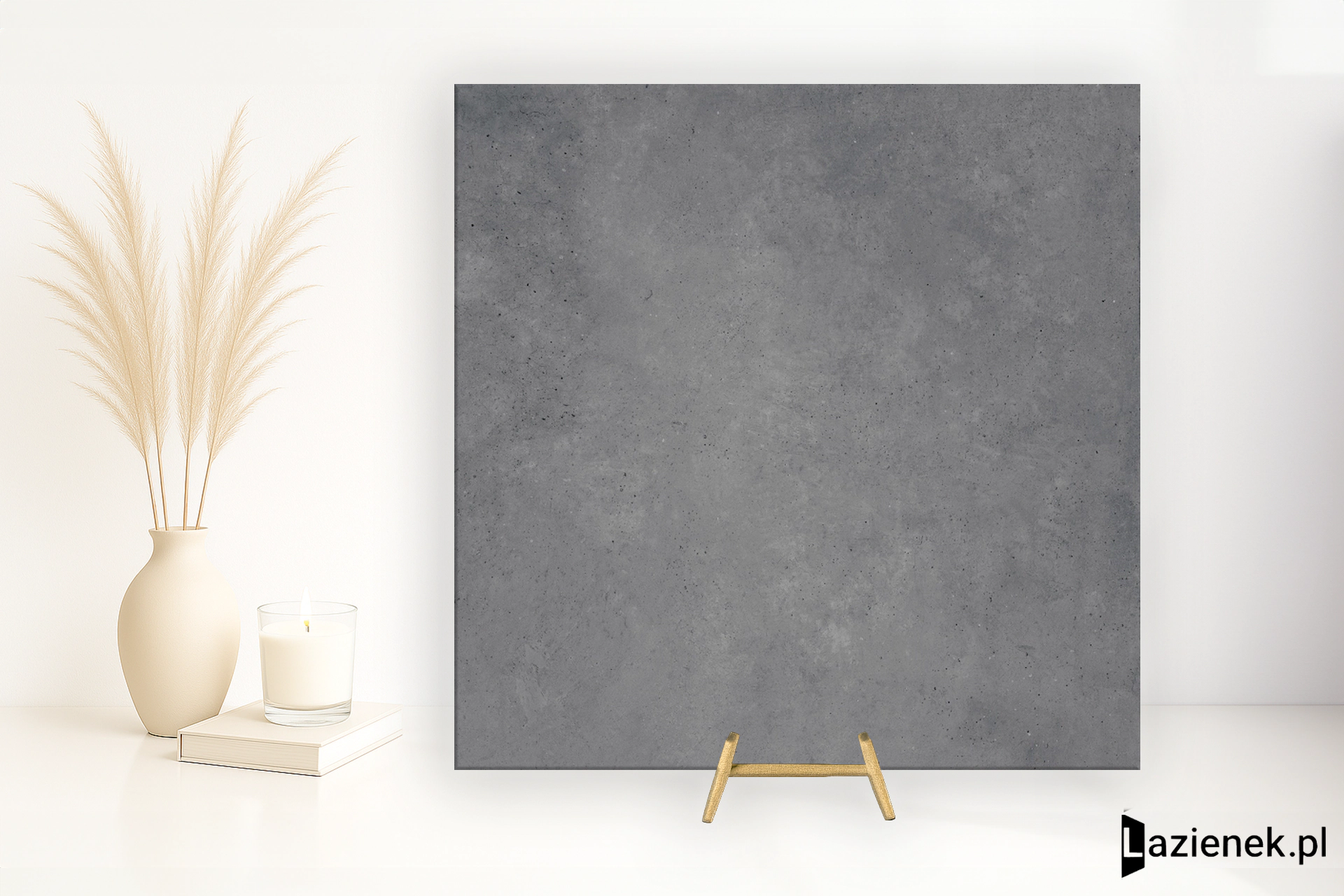 Tagina Concreta Grigio Scuro matowa 60x60 cm gr. 10 mm - płytka rektyfikowana / 119035