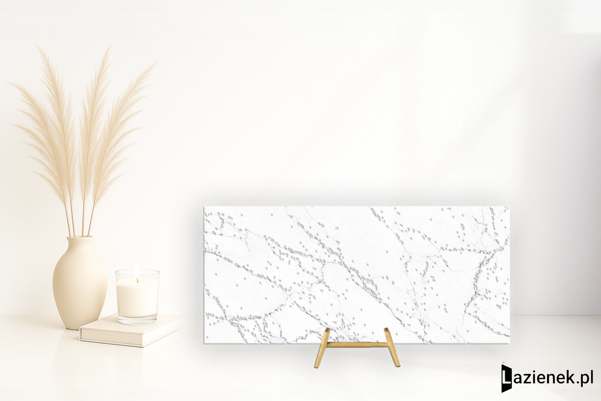Tagina Segesta Blu wysoki połysk 120x280 cm gr. 6 mm - płytka rektyfikowana / 127020