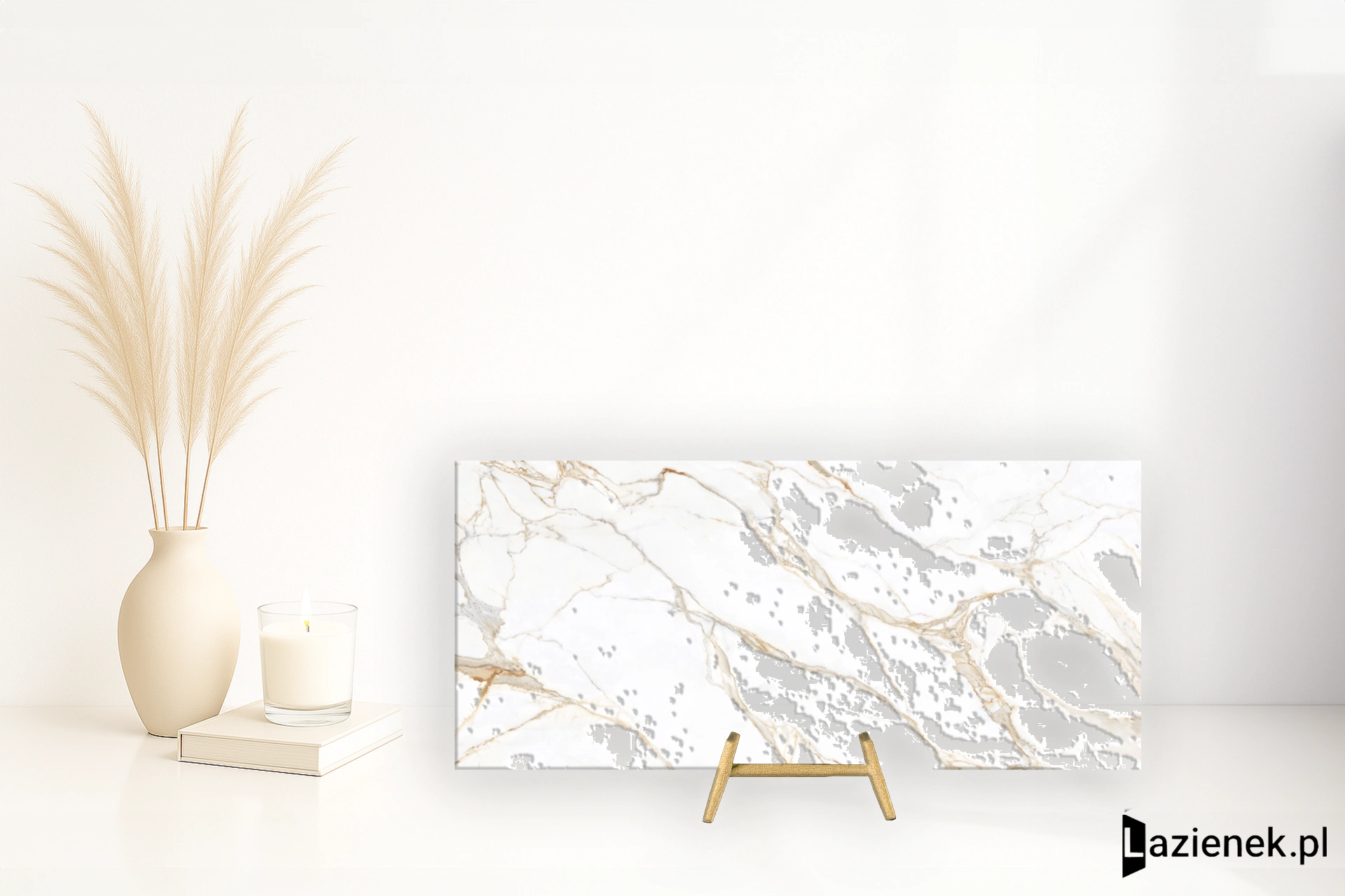 Tagina Calacatta Gold Calacatta Gold wysoki połysk 120x280 cm gr. 6 mm - płytka rektyfikowana / 133011
