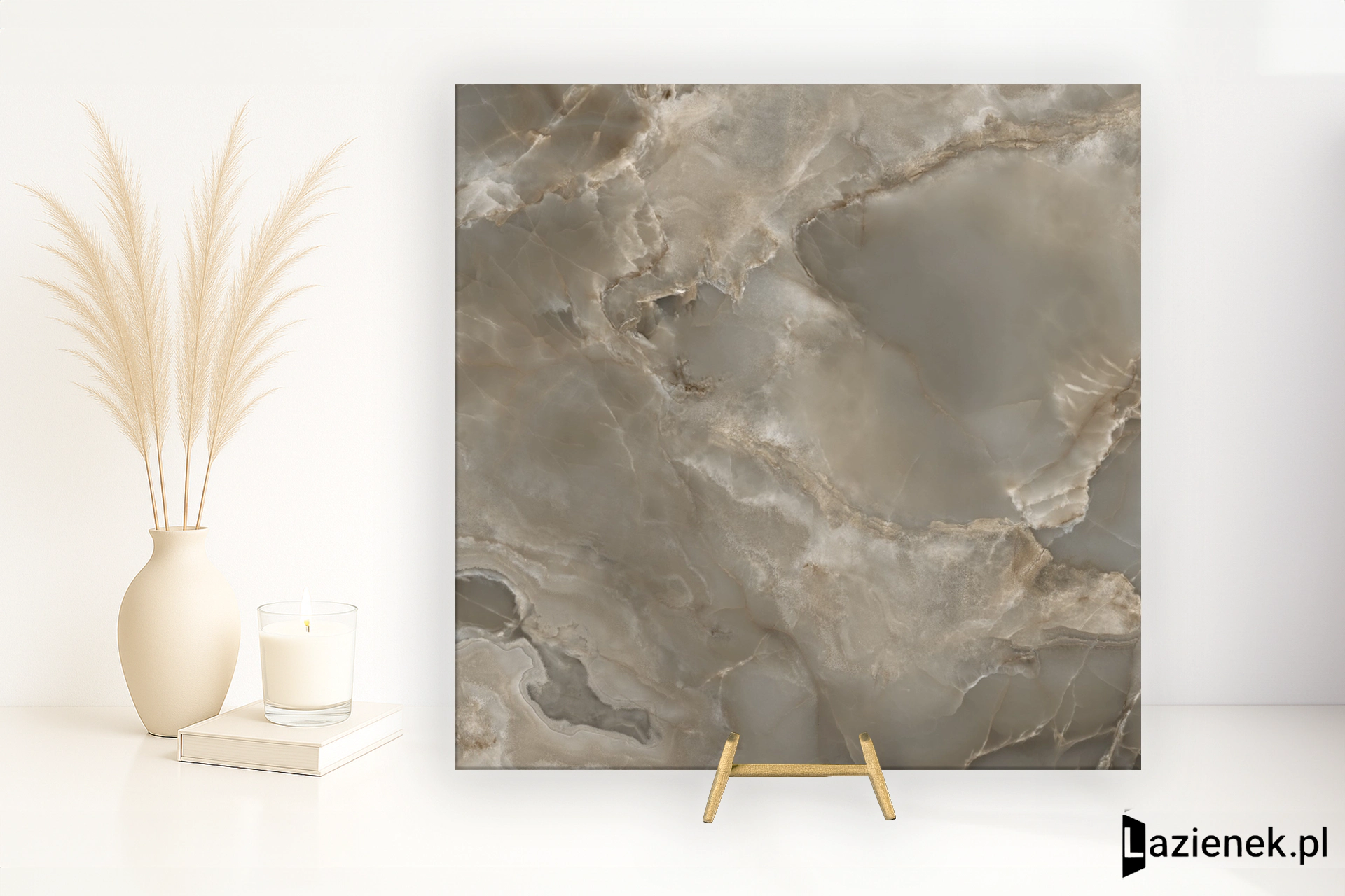 Tagina Onice Reale Opale wysoki połysk 120x120 cm gr. 6 mm - płytka rektyfikowana / 108072