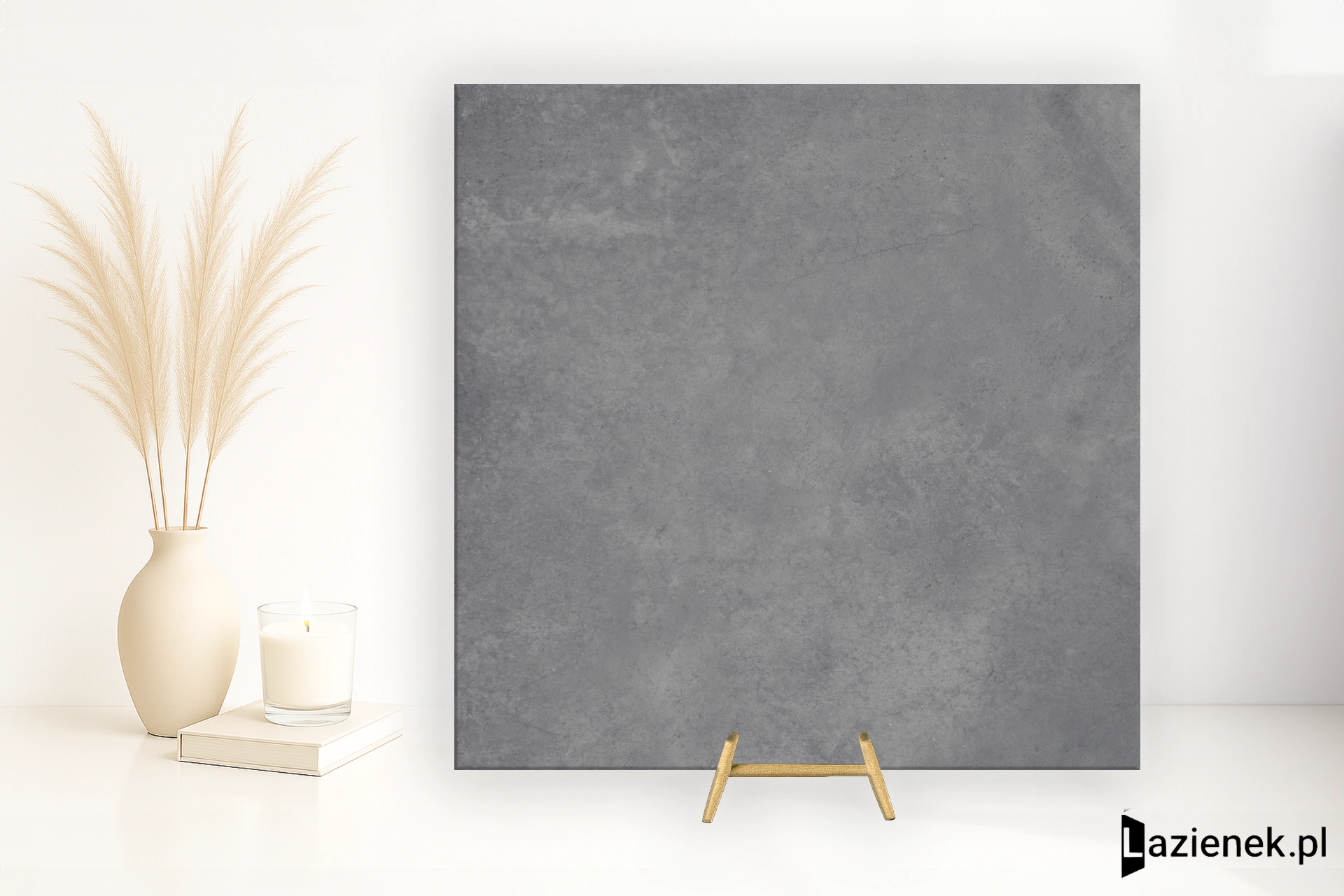 Tagina Concreta Grigio Scuro matowa 90x90 cm gr. 10 mm - płytka rektyfikowana / 119009