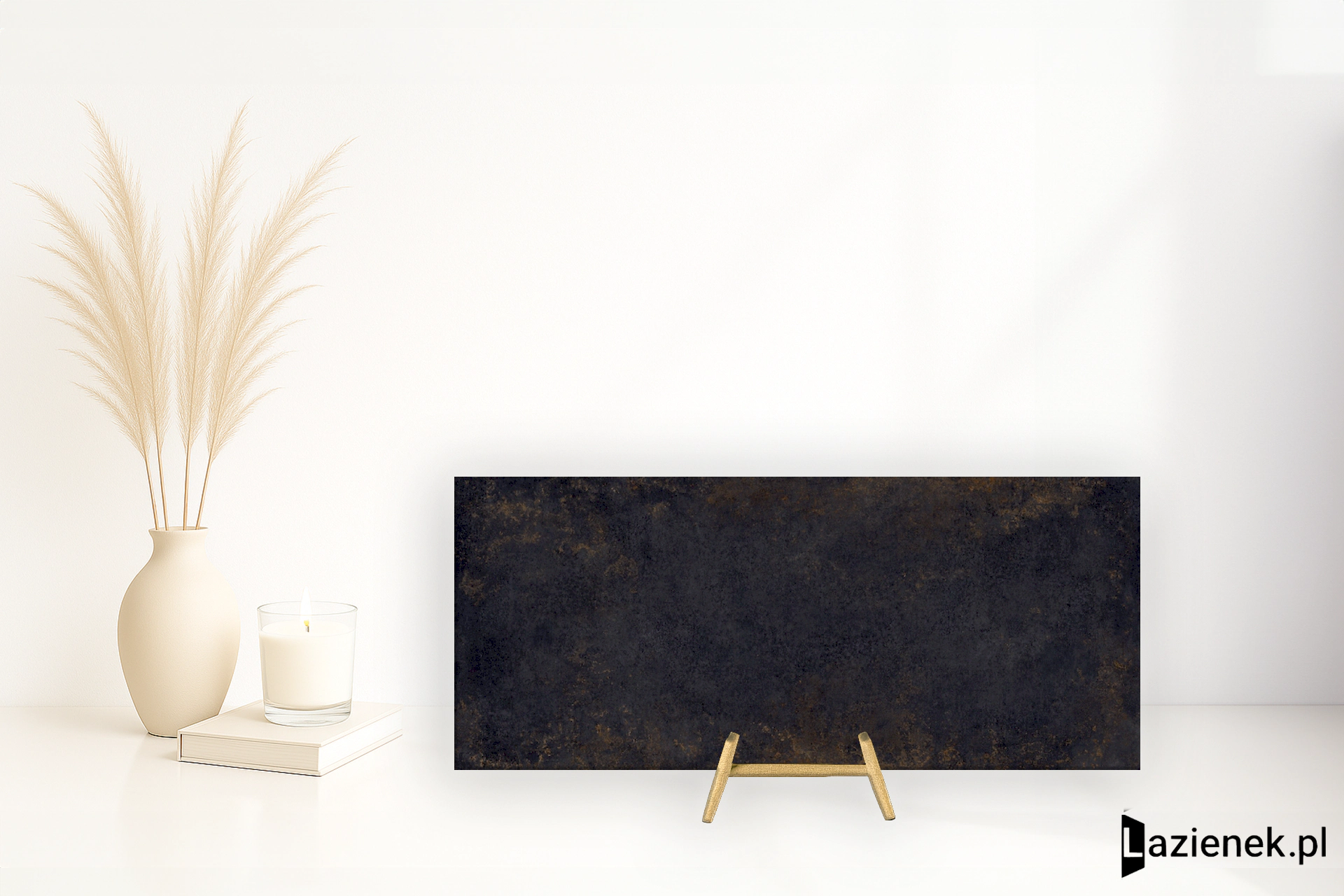 Tagina Metal Titanium matowa 120x280 cm gr. 7 mm - płytka rektyfikowana / 124044