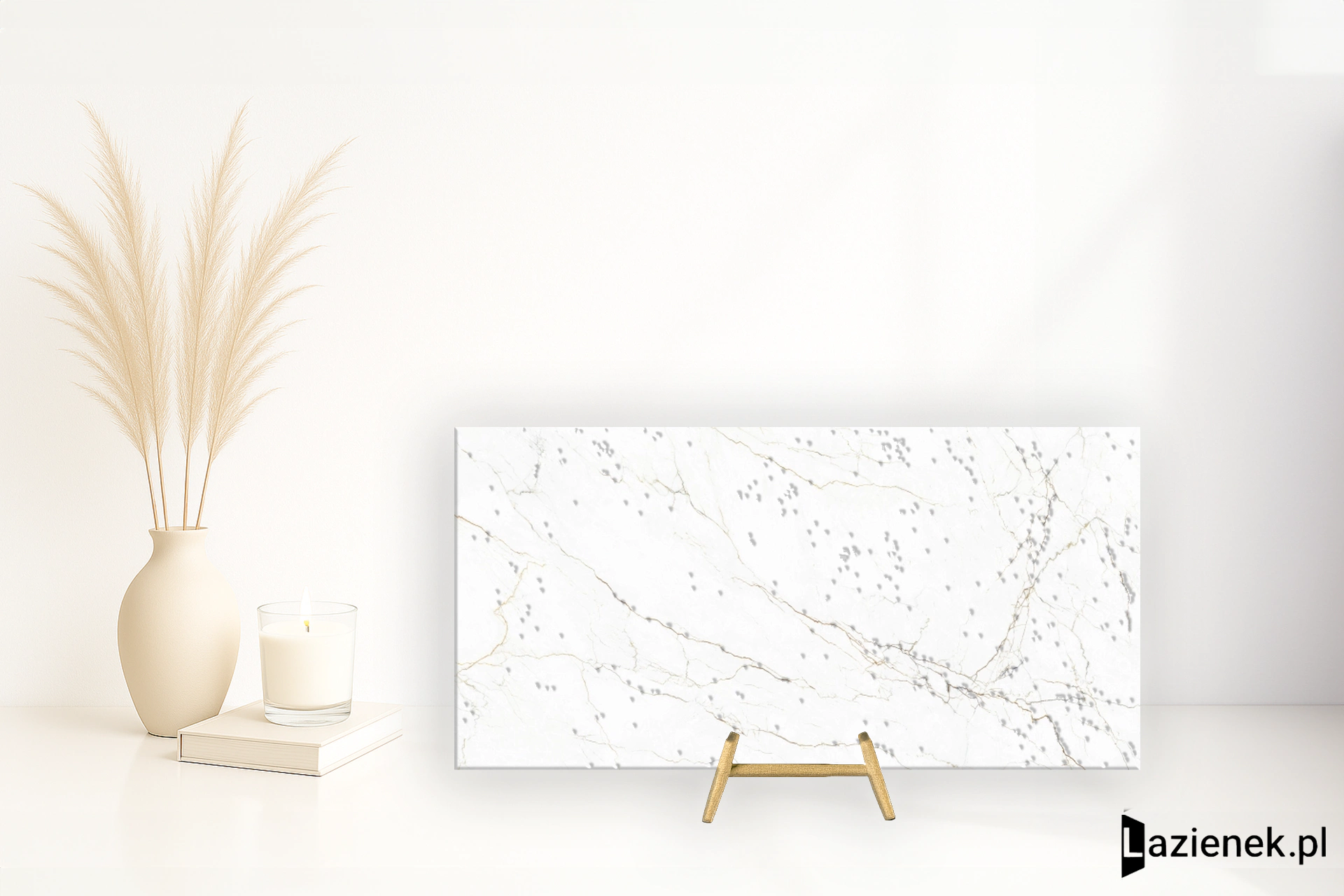 Tagina Segesta Caramel wysoki połysk 160x320 cm gr. 6 mm - płytka rektyfikowana / 127014