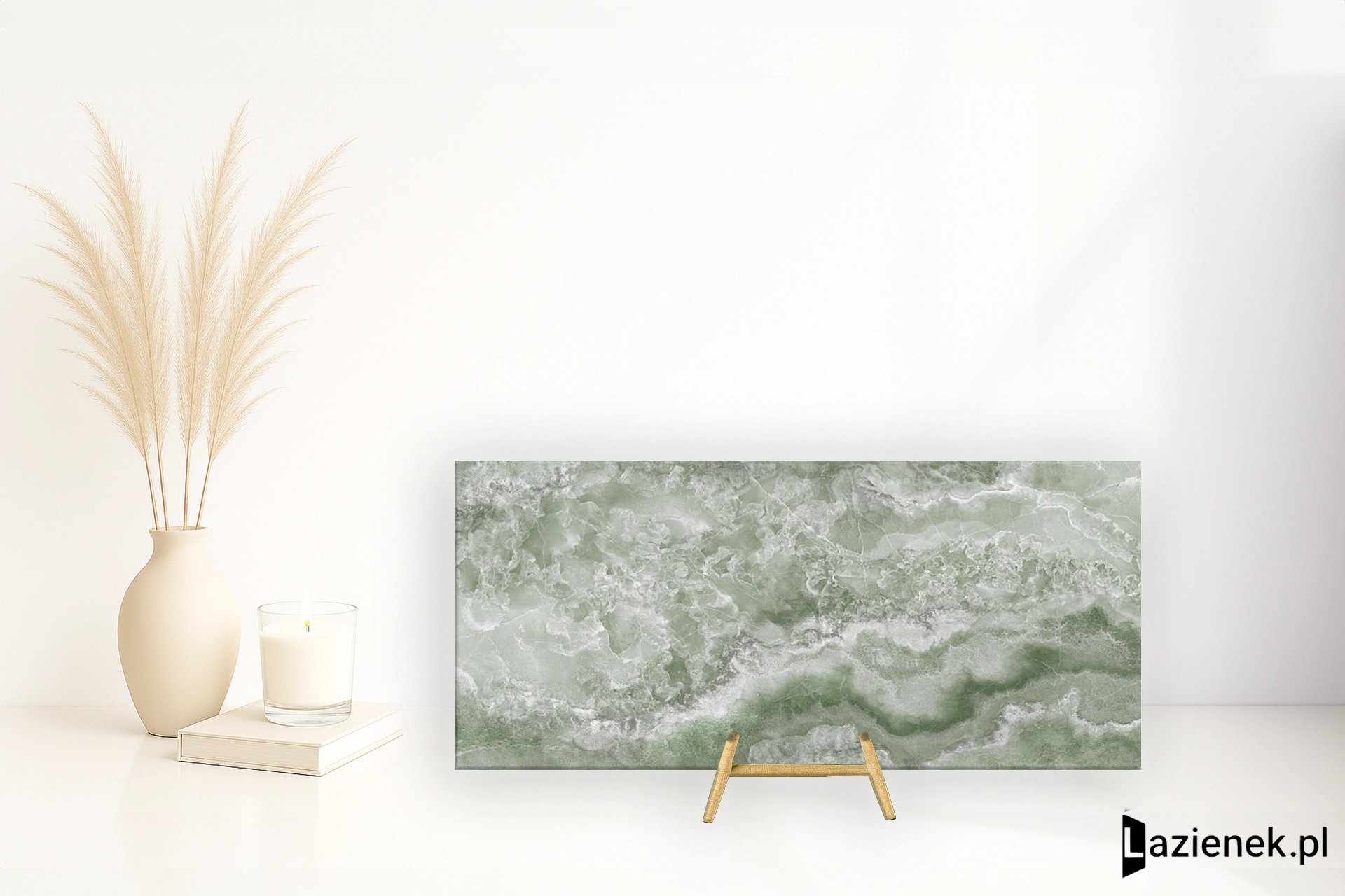 Tagina Onyx Diamond Emerald wysoki połysk 120x280 cm gr. 6 mm - płytka rektyfikowana / 148011