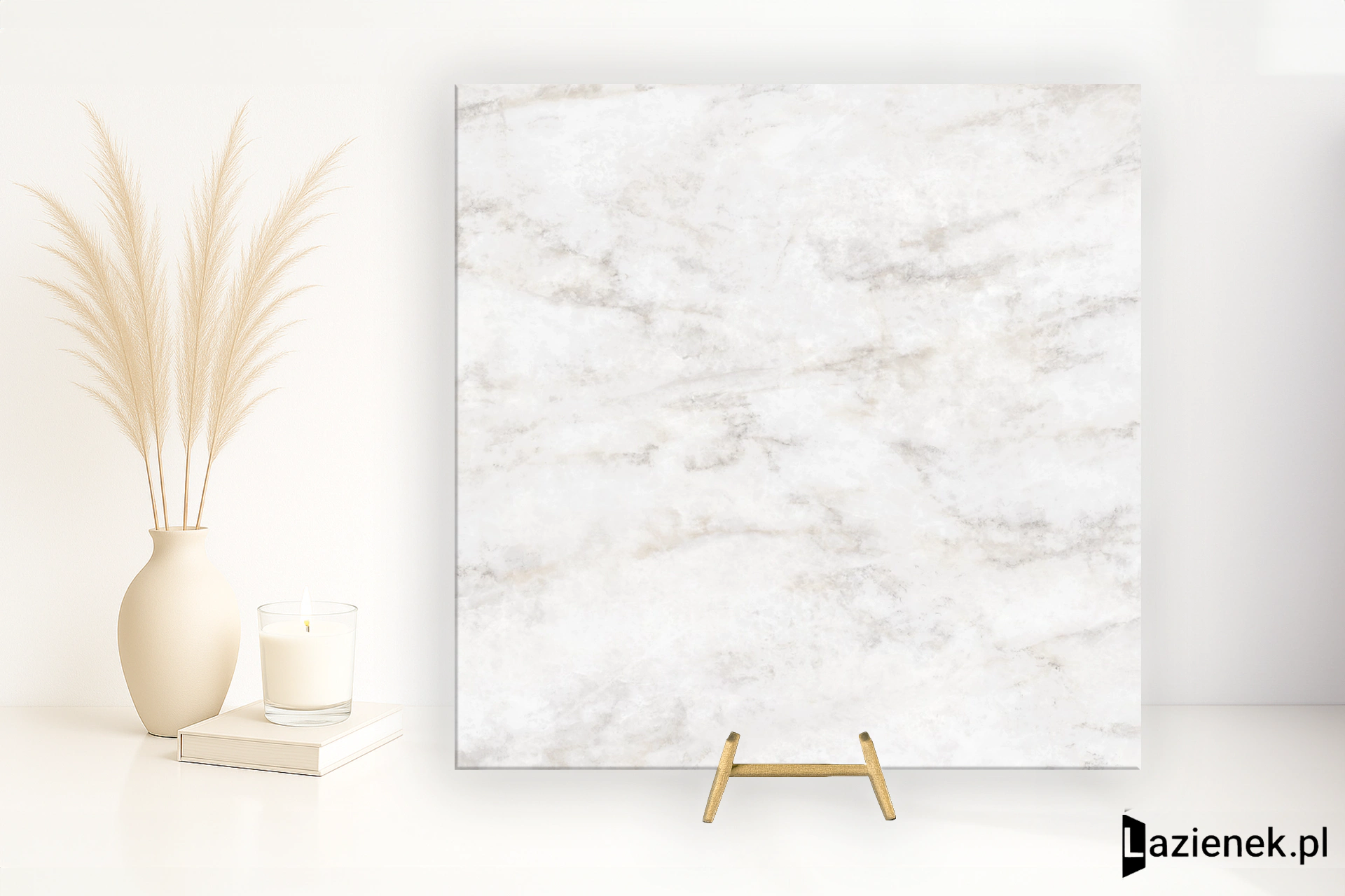 Tagina Patagonia Bianco wysoki połysk 120x120 cm gr. 9 mm - płytka rektyfikowana / 125091