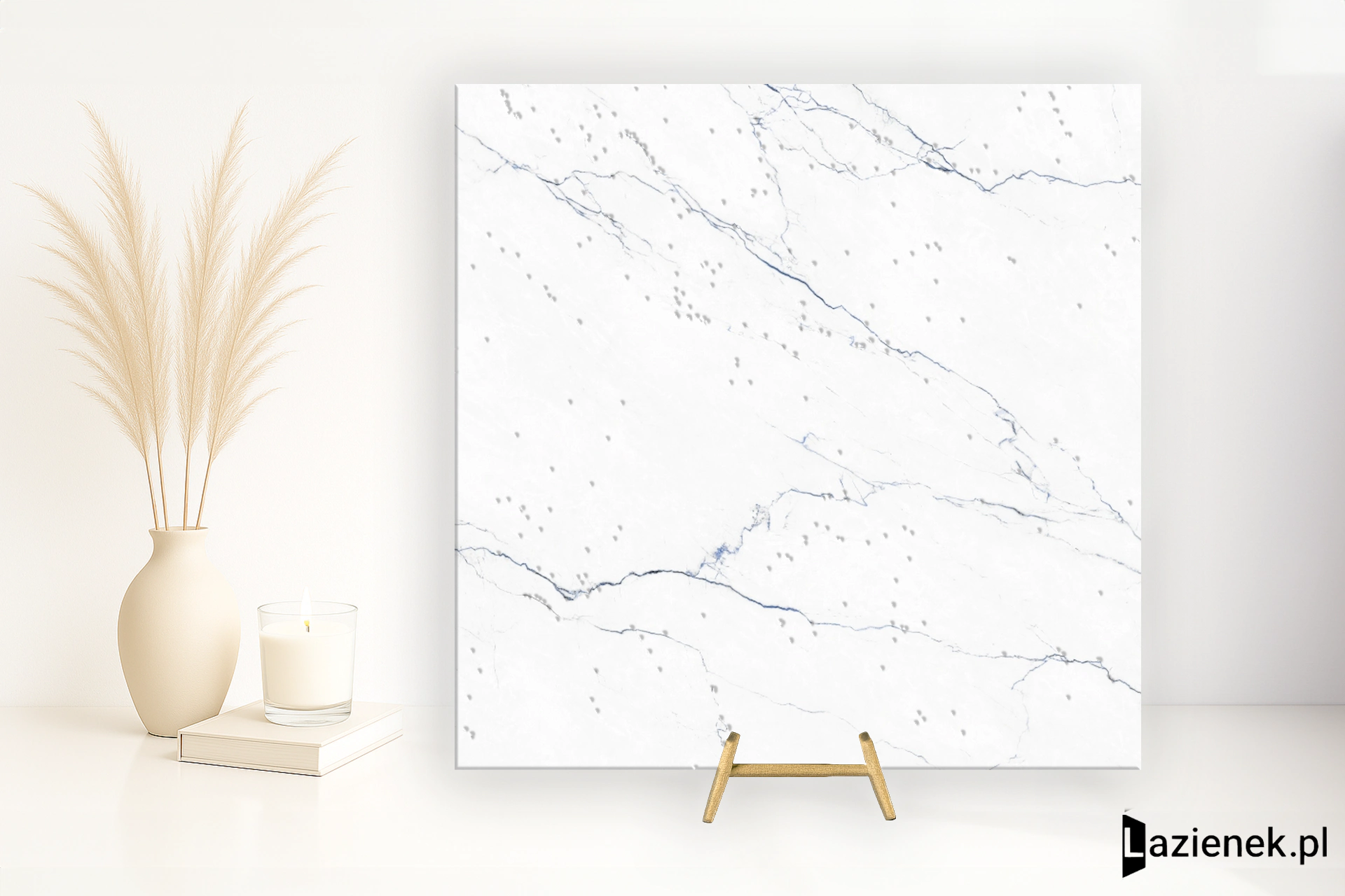 Tagina Segesta Blu wysoki połysk 120x120 cm gr. 6 mm - płytka rektyfikowana / 127030