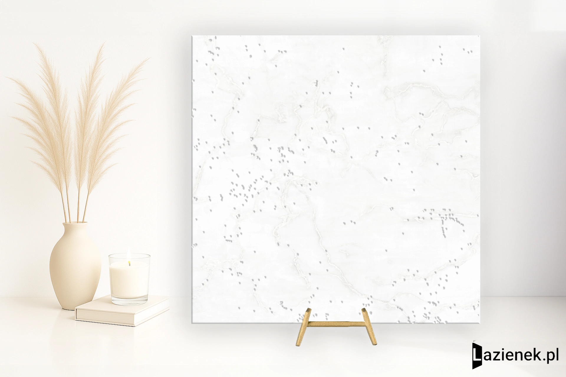 Tagina Mystery White matowa 120x120 cm gr. 8 mm - płytka rektyfikowana / 142008