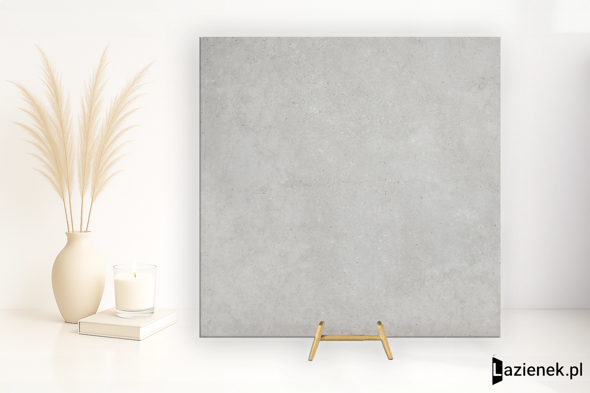 Tagina Concreta Grigio Chiaro matowa 60x60 cm gr. 10 mm - płytka rektyfikowana / 119037