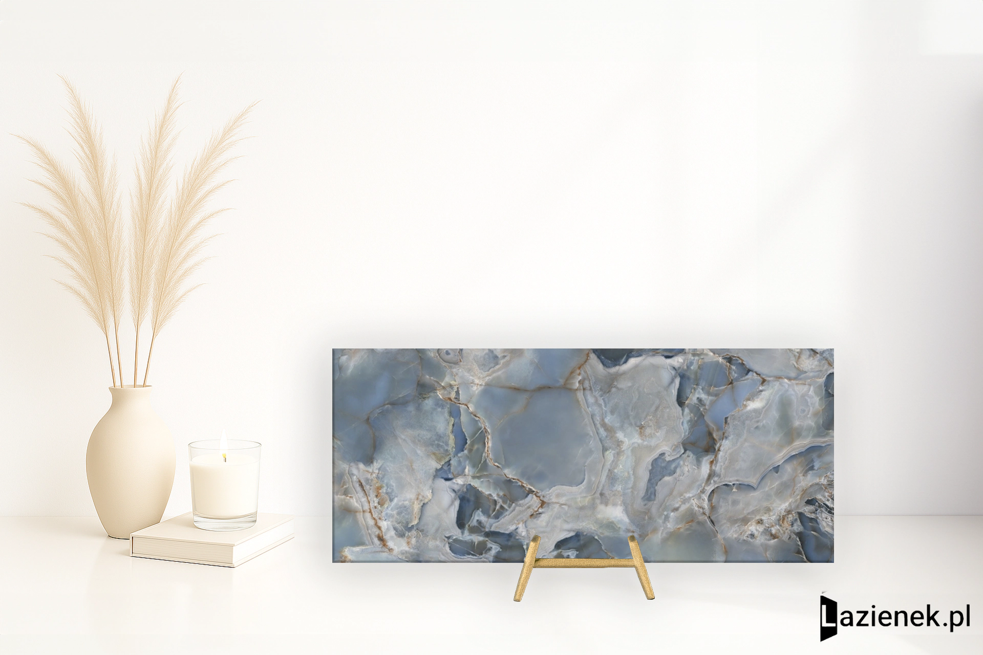 Tagina Onice Reale Oceano wysoki połysk 120x280 cm gr. 6 mm - płytka rektyfikowana / 108044