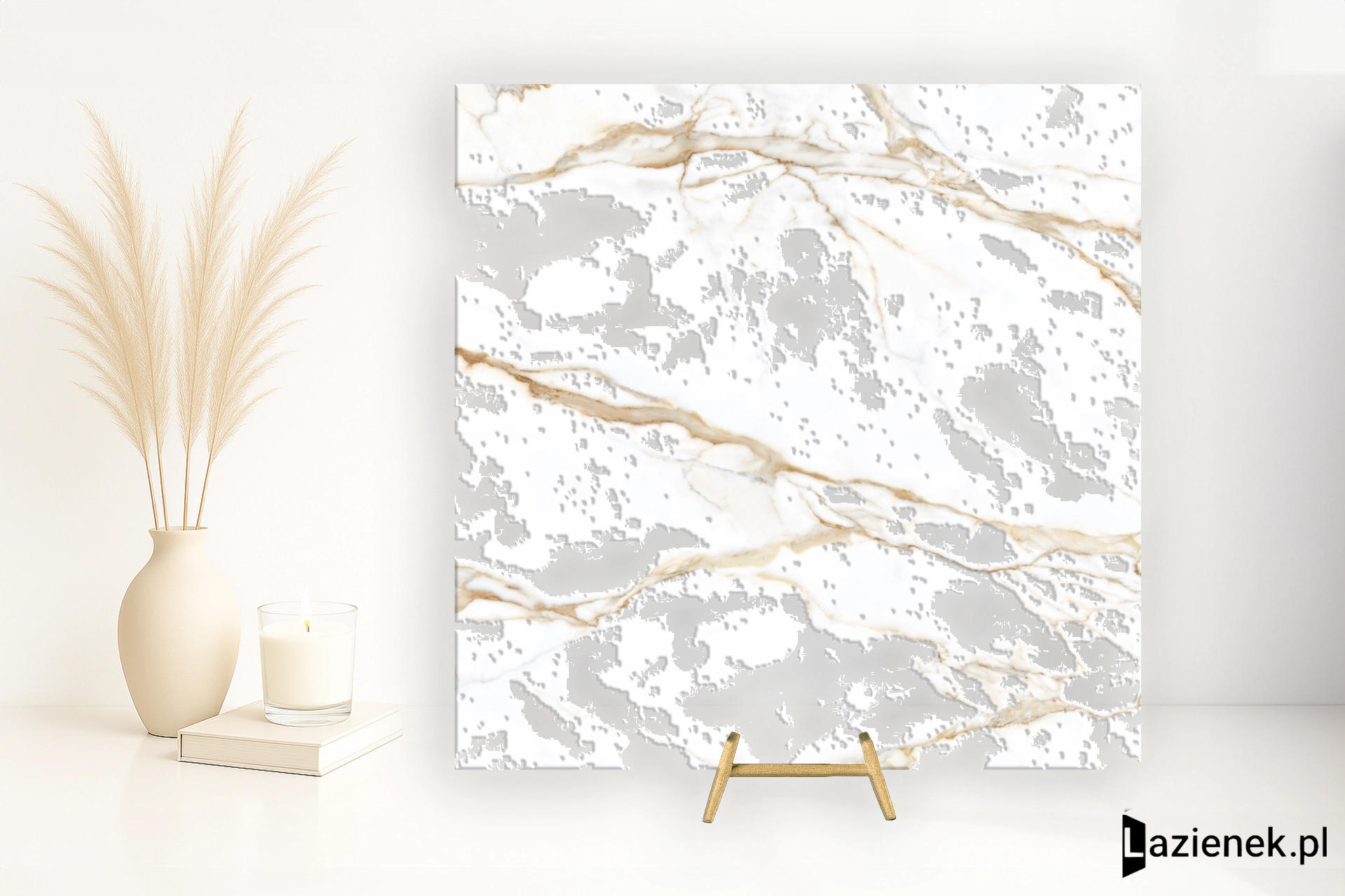 Tagina Calacatta Gold Calacatta Gold matowa 120x120 cm gr. 9 mm - płytka rektyfikowana / 133020