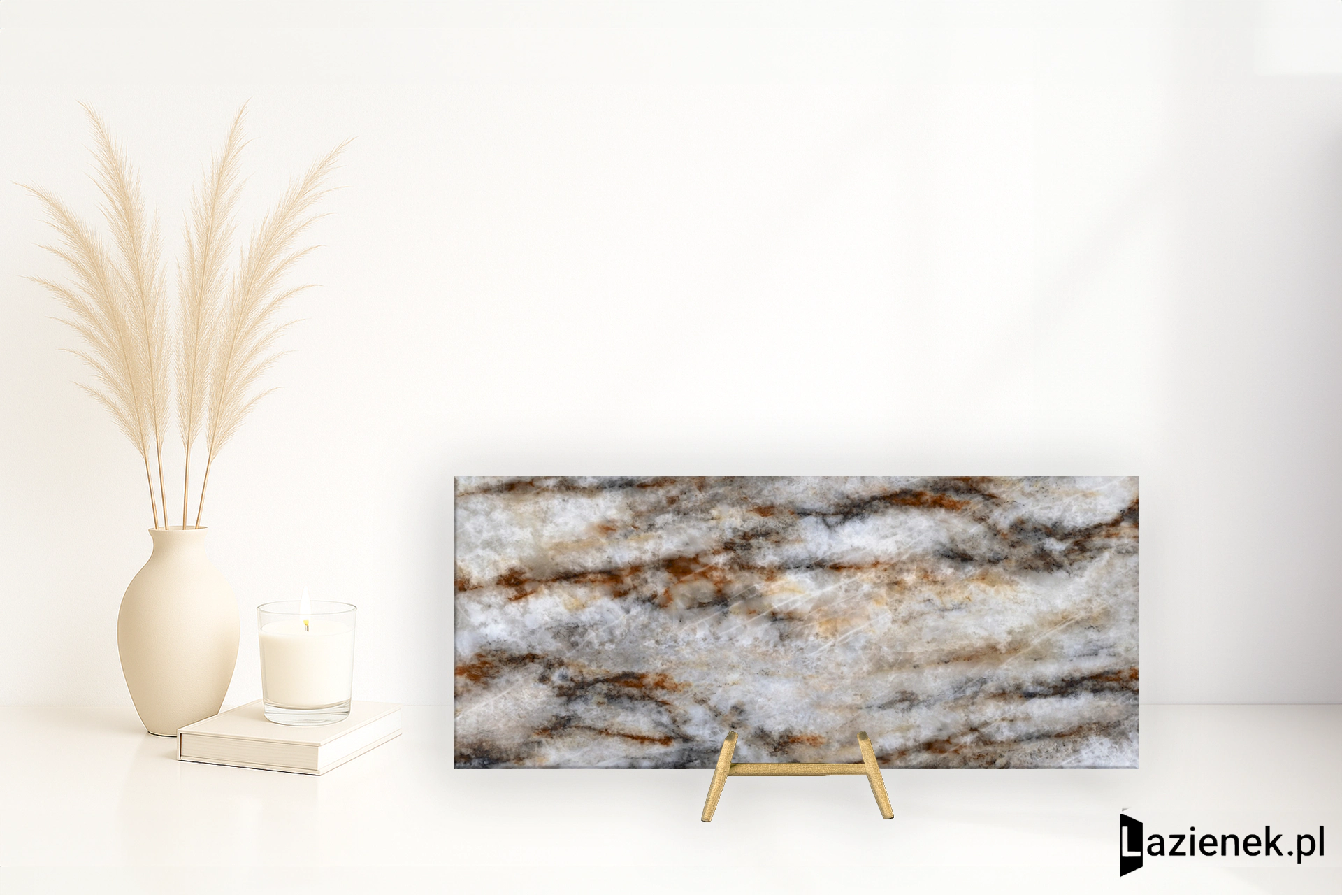 Tagina Patagonia Caffe wysoki połysk 120x280 cm gr. 6 mm - płytka rektyfikowana / 125075N