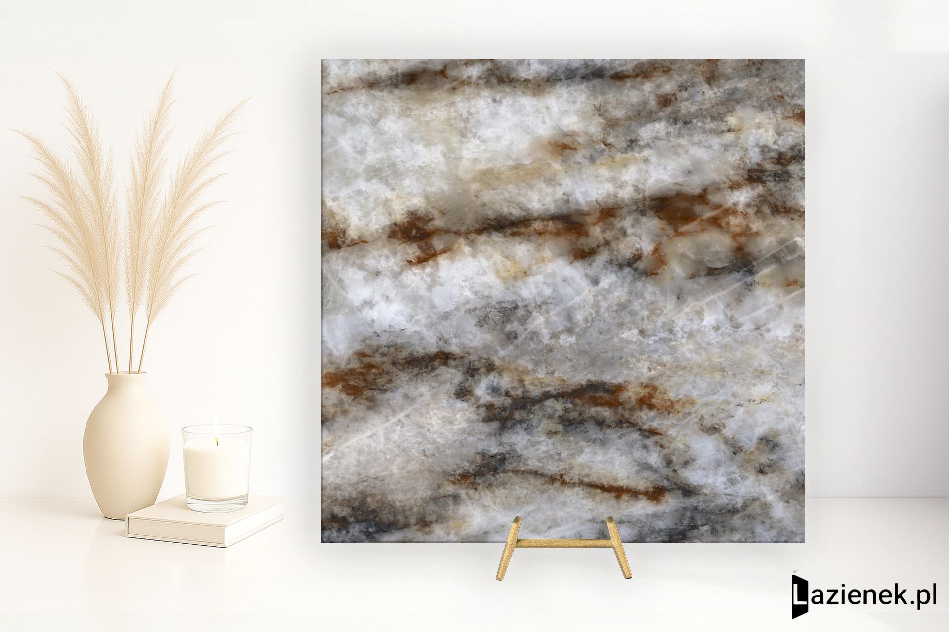 Tagina Patagonia Caffe wysoki połysk 120x120 cm gr. 9 mm - płytka rektyfikowana / 125095