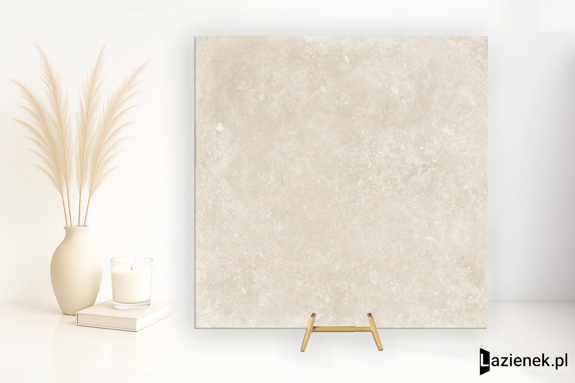 Tagina Namur Blanche matowa 90x90 cm gr. 10 mm - płytka rektyfikowana / 136001
