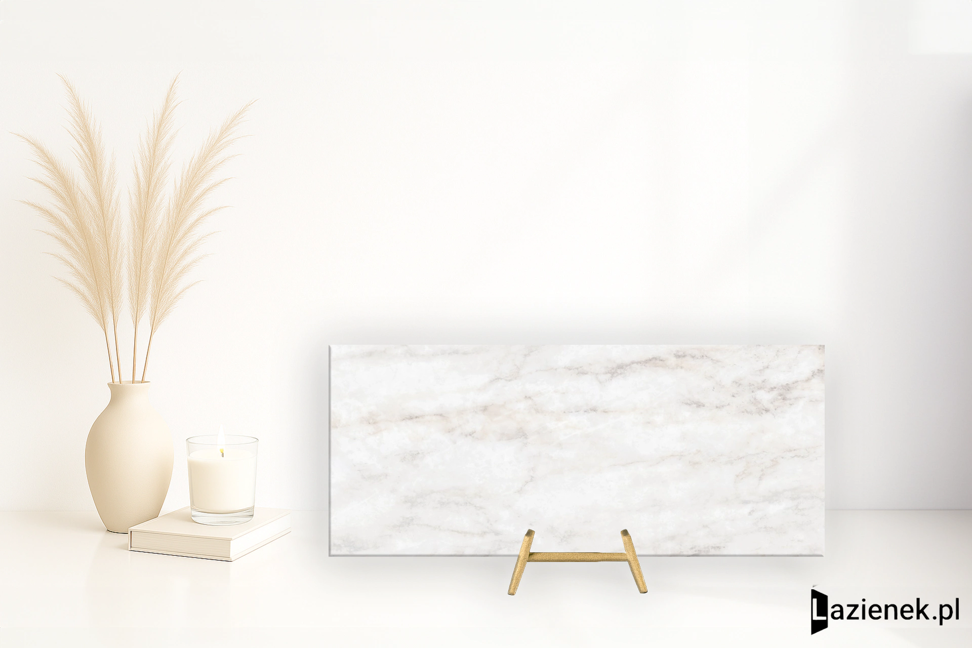 Tagina Patagonia Bianco wysoki połysk 120x280 cm gr. 6 mm - płytka rektyfikowana / 125071N