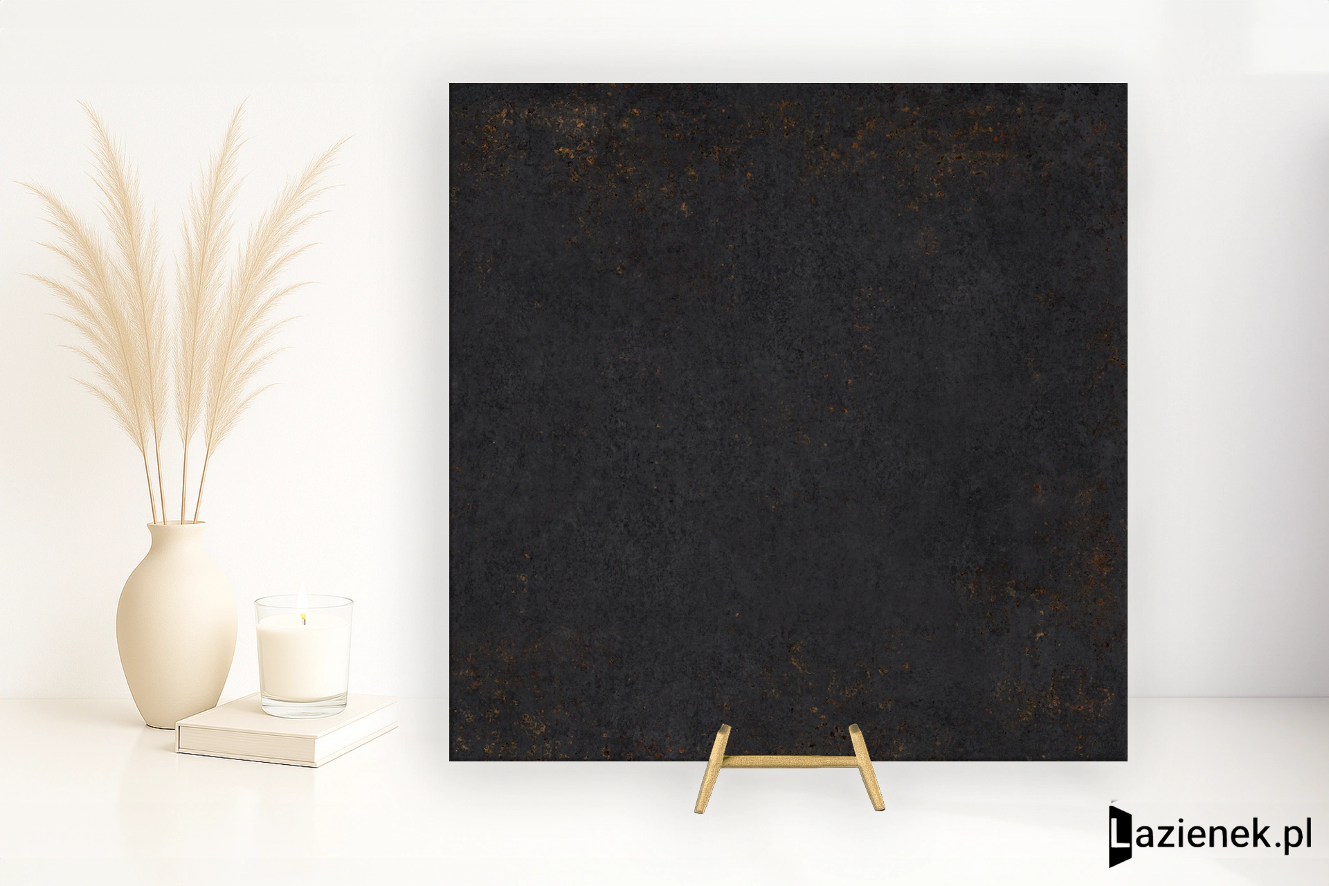 Tagina Metal Titanium matowa 120x120 cm gr. 7 mm - płytka rektyfikowana / 124074