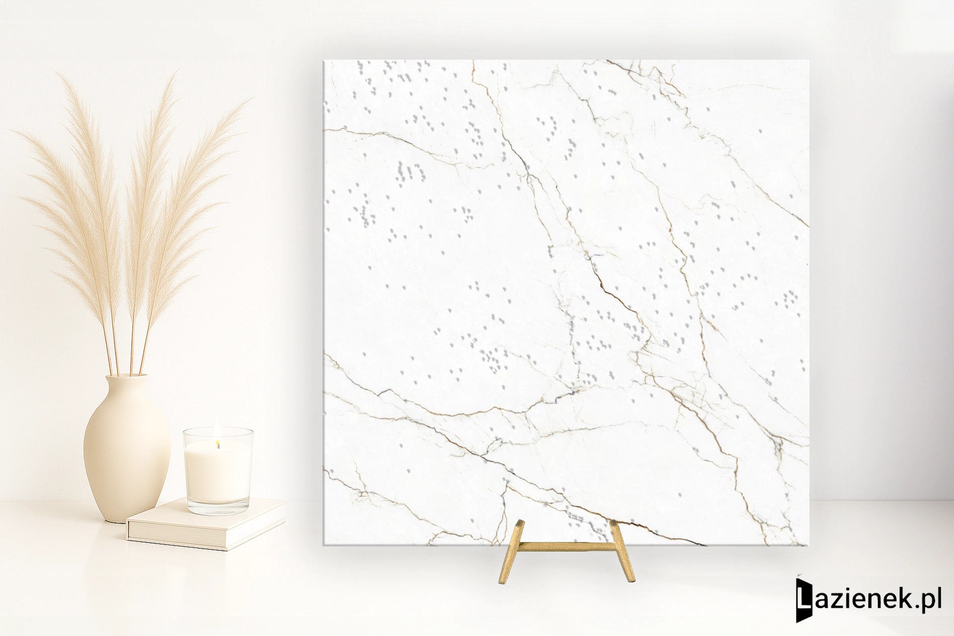 Tagina Segesta Caramel wysoki połysk 120x120 cm gr. 6 mm - płytka rektyfikowana / 127034
