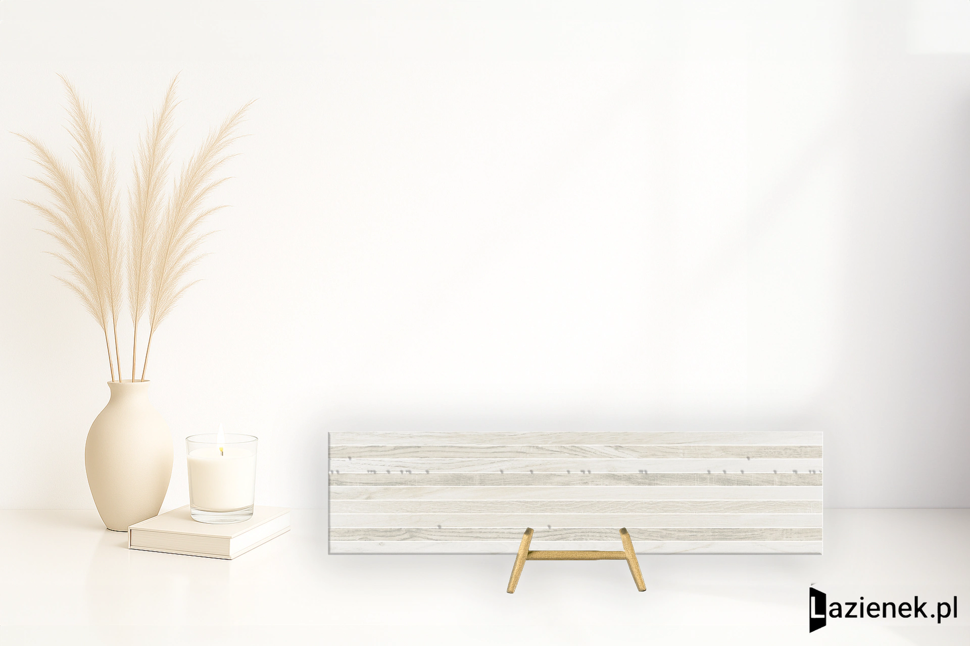 Tuscania North Wind Ivory matowa 30.4x122.2 cm gr. 9 mm - płytka rektyfikowana / O9M0