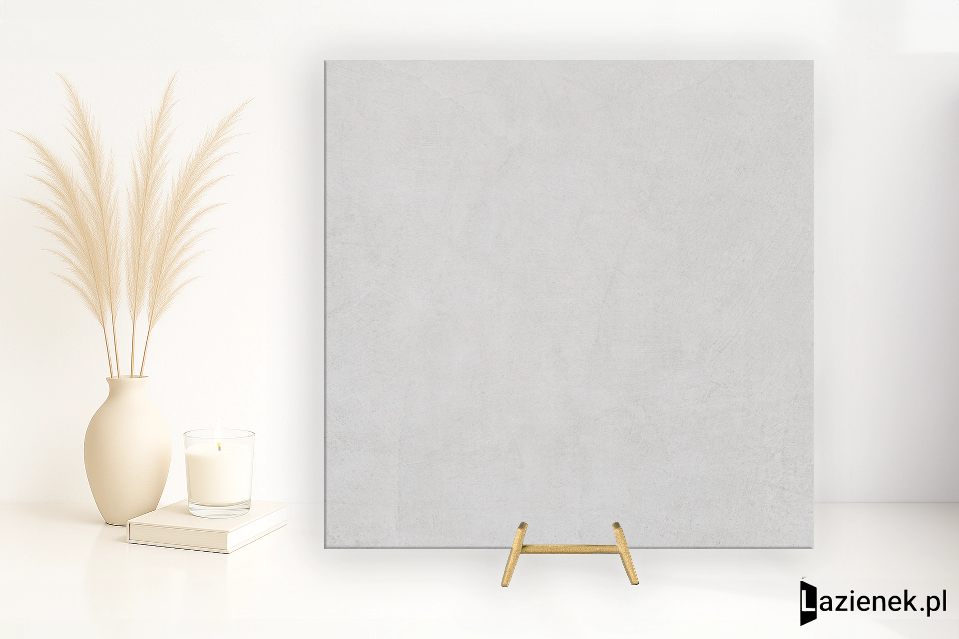 Tuscania Le Resine Cenere matowa 61x61 cm gr. 9 mm - płytka rektyfikowana / O6M3