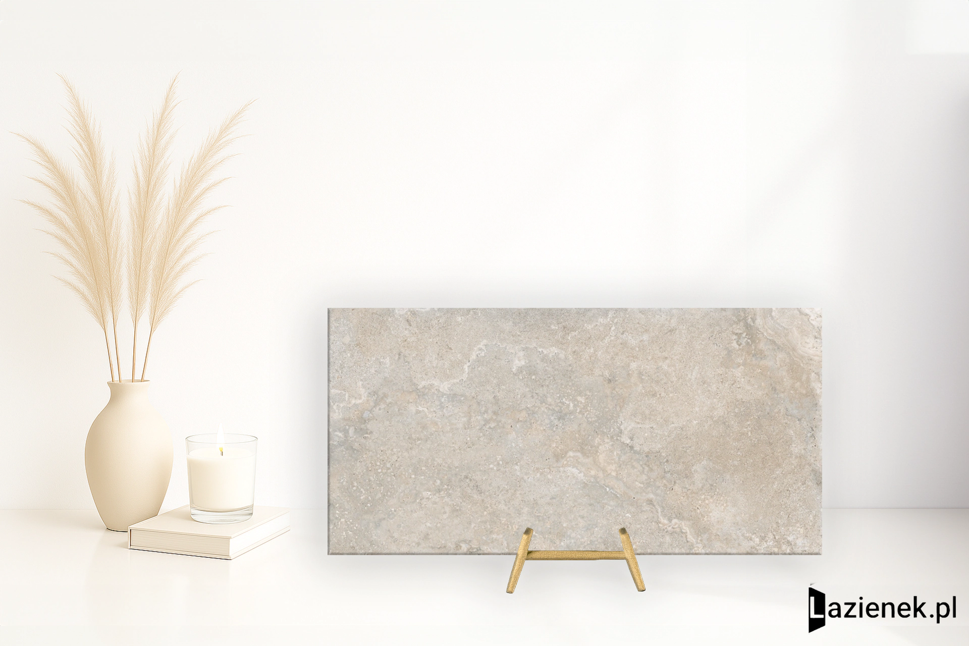 Tuscania Dolomia Stone Almond antypoślizgowa R11 61x122 cm gr. 20 mm - płytka rektyfikowana / O2G7