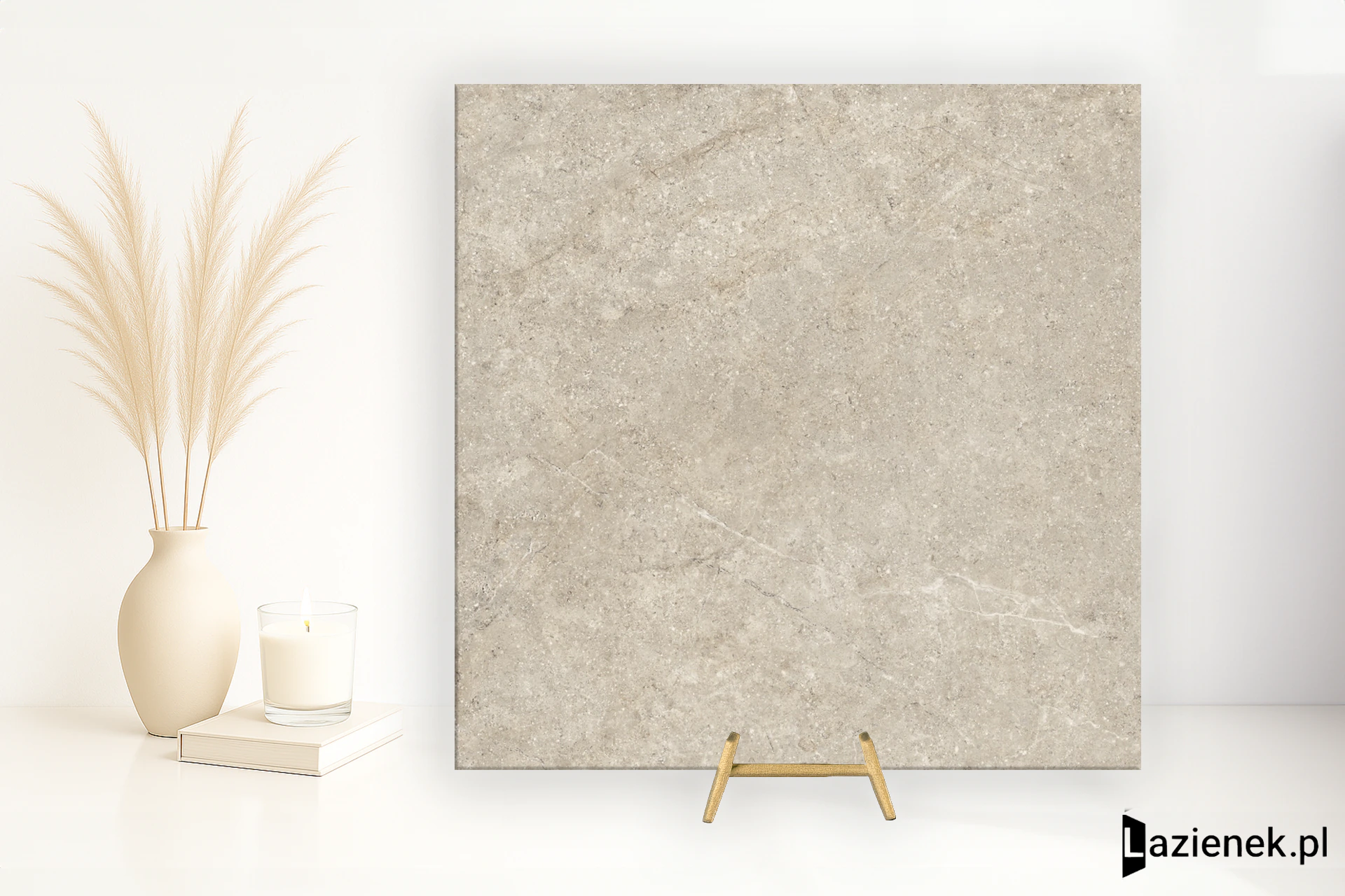 Tuscania Holystone Beige matowa 61x61 cm gr. 9 mm - płytka rektyfikowana / N4U8