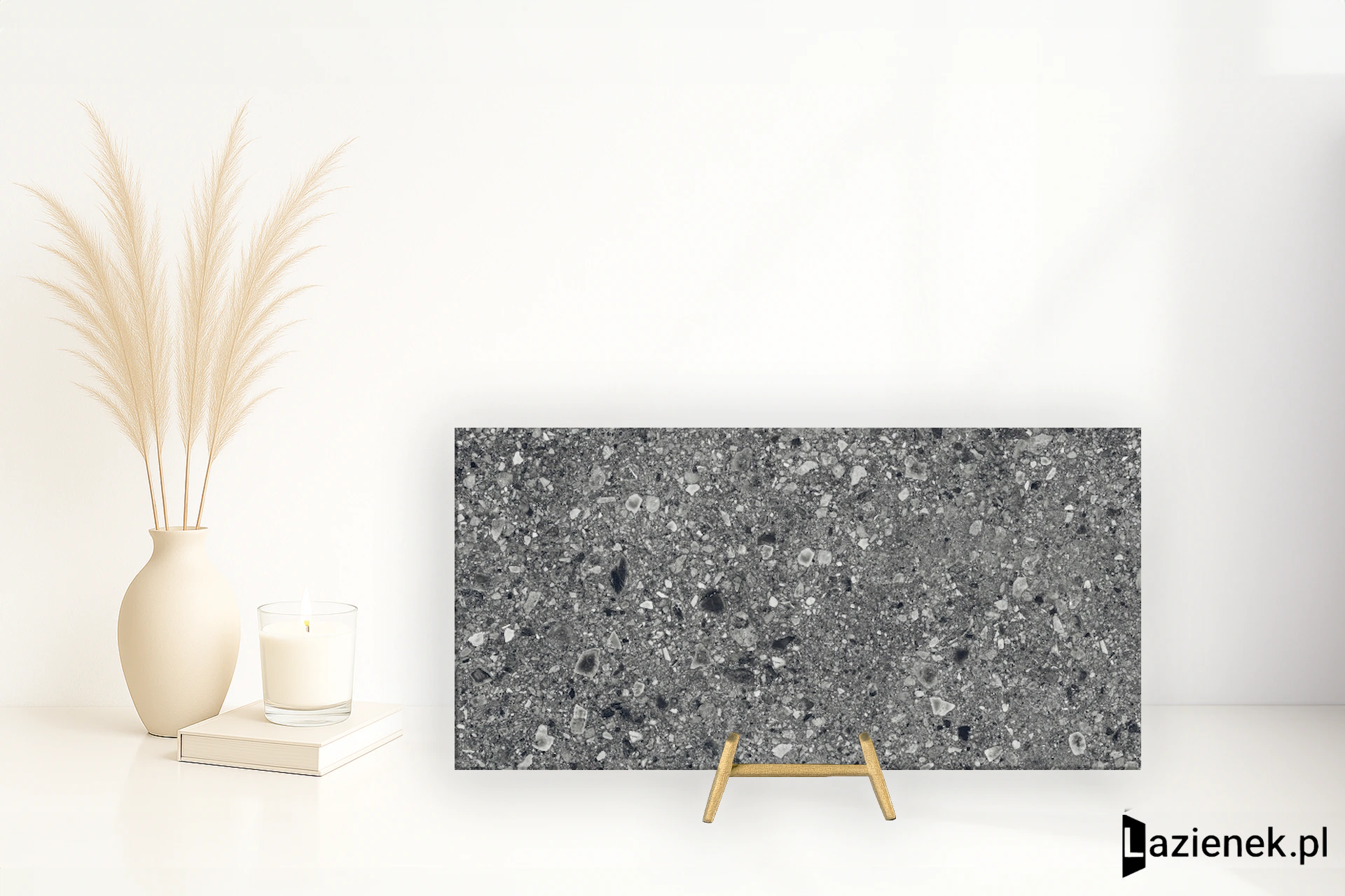 Tuscania Ceppo Di Grè Anthracite matowa 61x122.2 cm gr. 9 mm - płytka rektyfikowana / N2S2