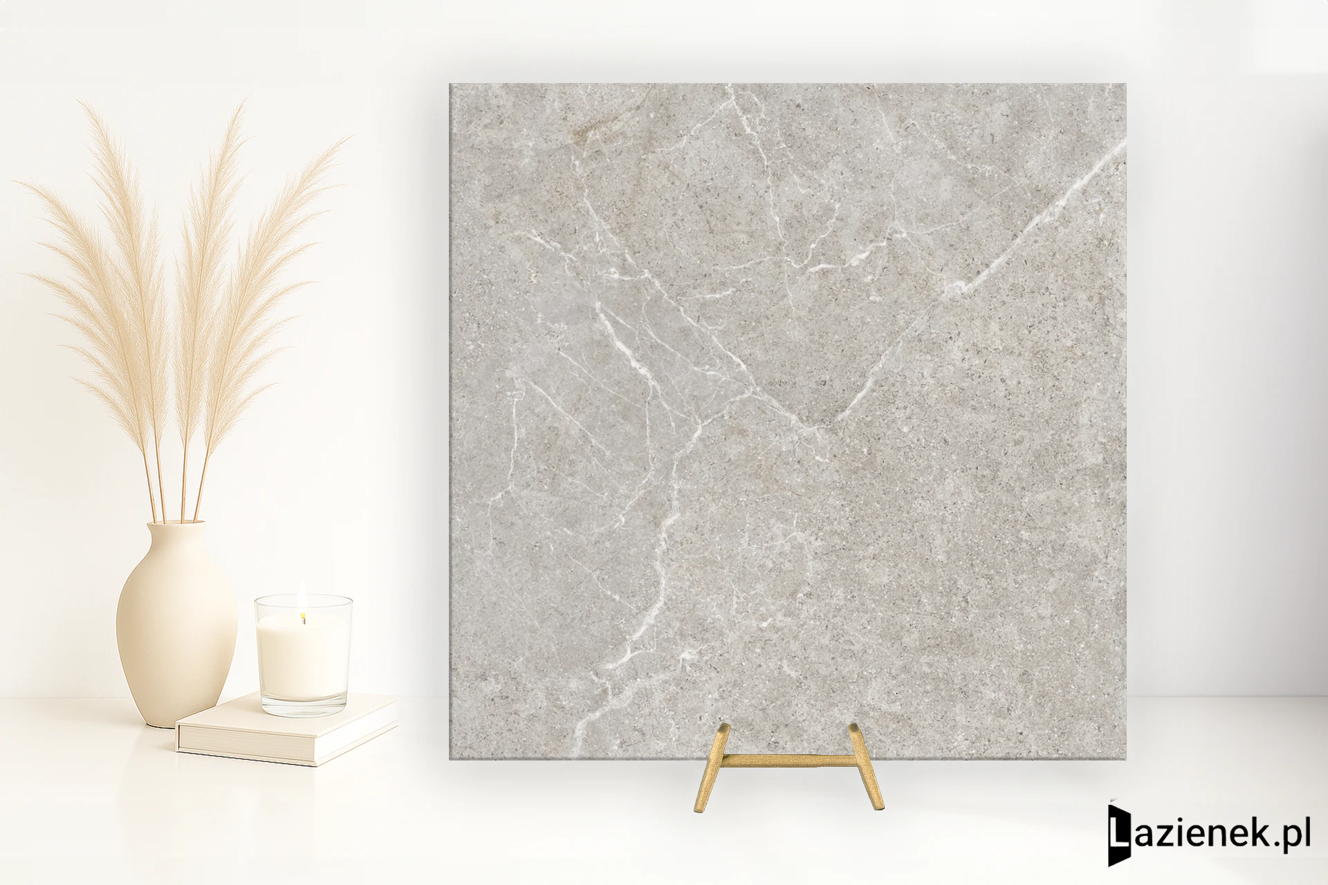 Tuscania Holystone Grey antypoślizgowa R11 61x61 cm gr. 20 mm - płytka rektyfikowana / N8V2