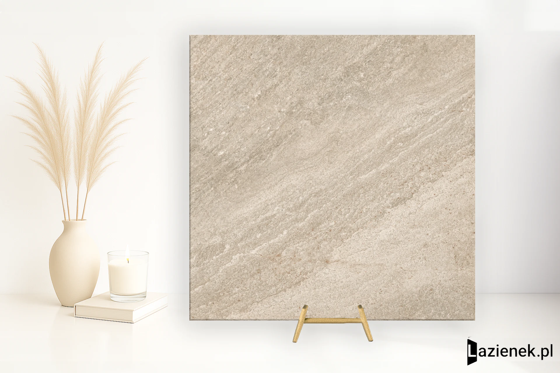 Tuscania Nativa Beige matowa 61x61 cm gr. 9 mm - płytka rektyfikowana / Q2F0