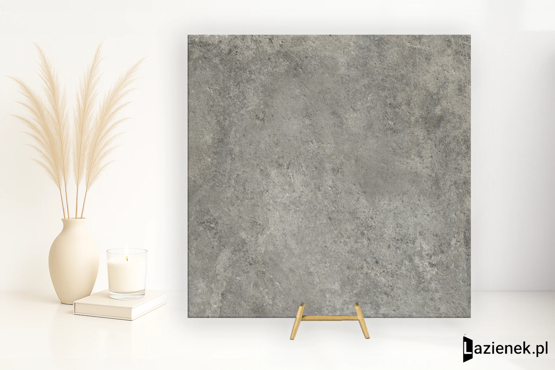 Tuscania Meteora Grigio matowa 61x61 cm gr. 9 mm - płytka rektyfikowana / L3T2