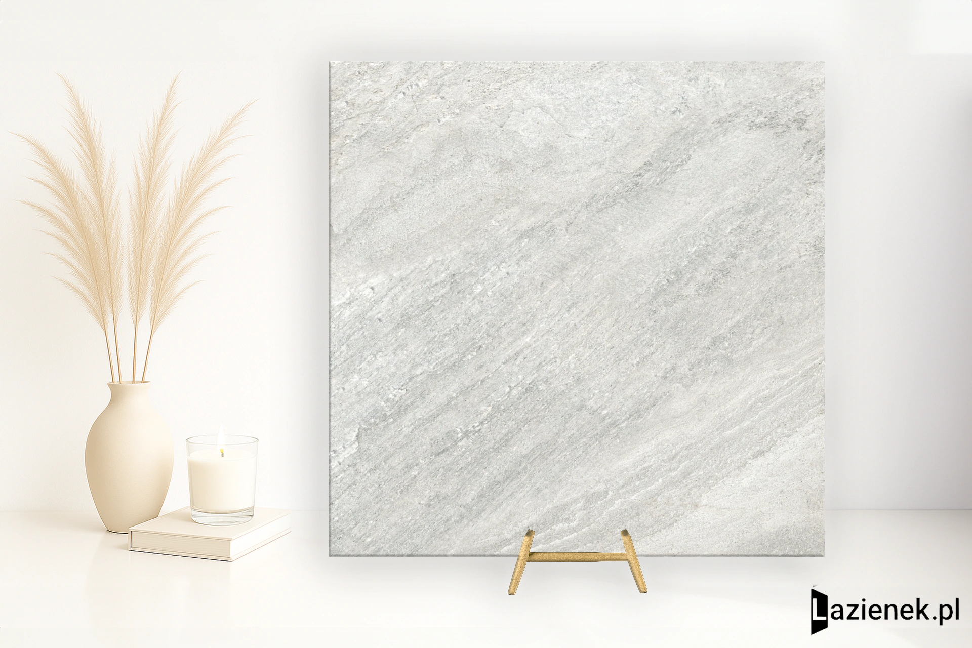 Tuscania Nativa Bianco matowa 90x90 cm gr. 9 mm - płytka rektyfikowana / Q1F5