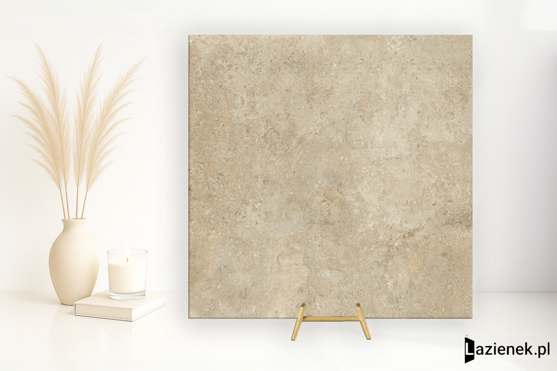 Tuscania Colosseo Plus Beige matowa 122.2x122.2 cm gr. 9 mm - płytka rektyfikowana / M2U4