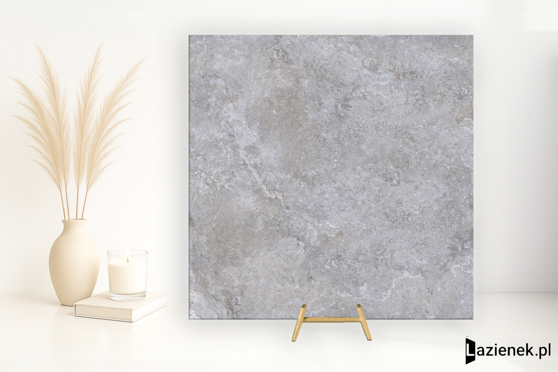 Tuscania Dolomia Stone Grey antypoślizgowa R11 90x90 cm gr. 20 mm - płytka rektyfikowana / O7M8
