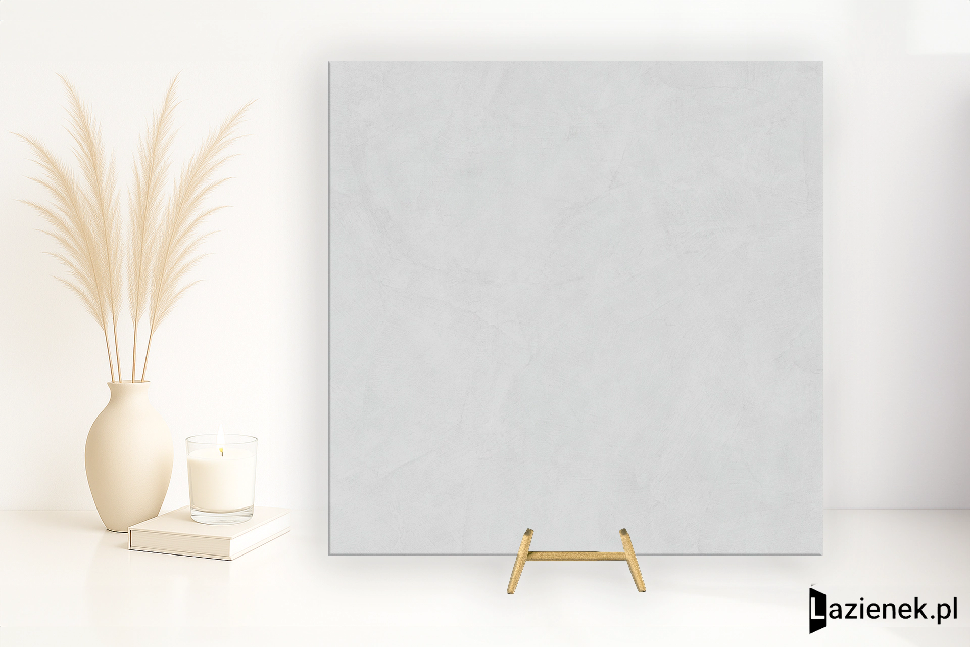 Tuscania Le Resine Cenere matowa 90x90 cm gr. 9 mm - płytka rektyfikowana / O3L6
