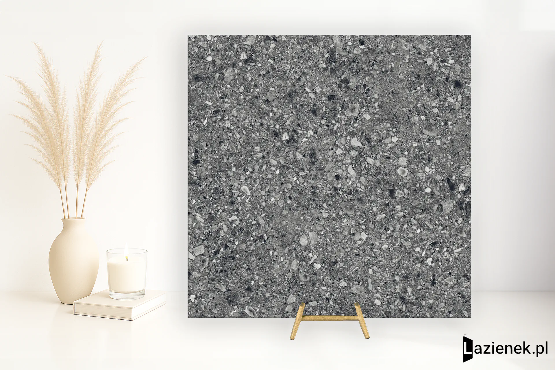 Tuscania Ceppo Di Grè Anthracite antypoślizgowa R11 90x90 cm gr. 20 mm - płytka rektyfikowana / N2S7
