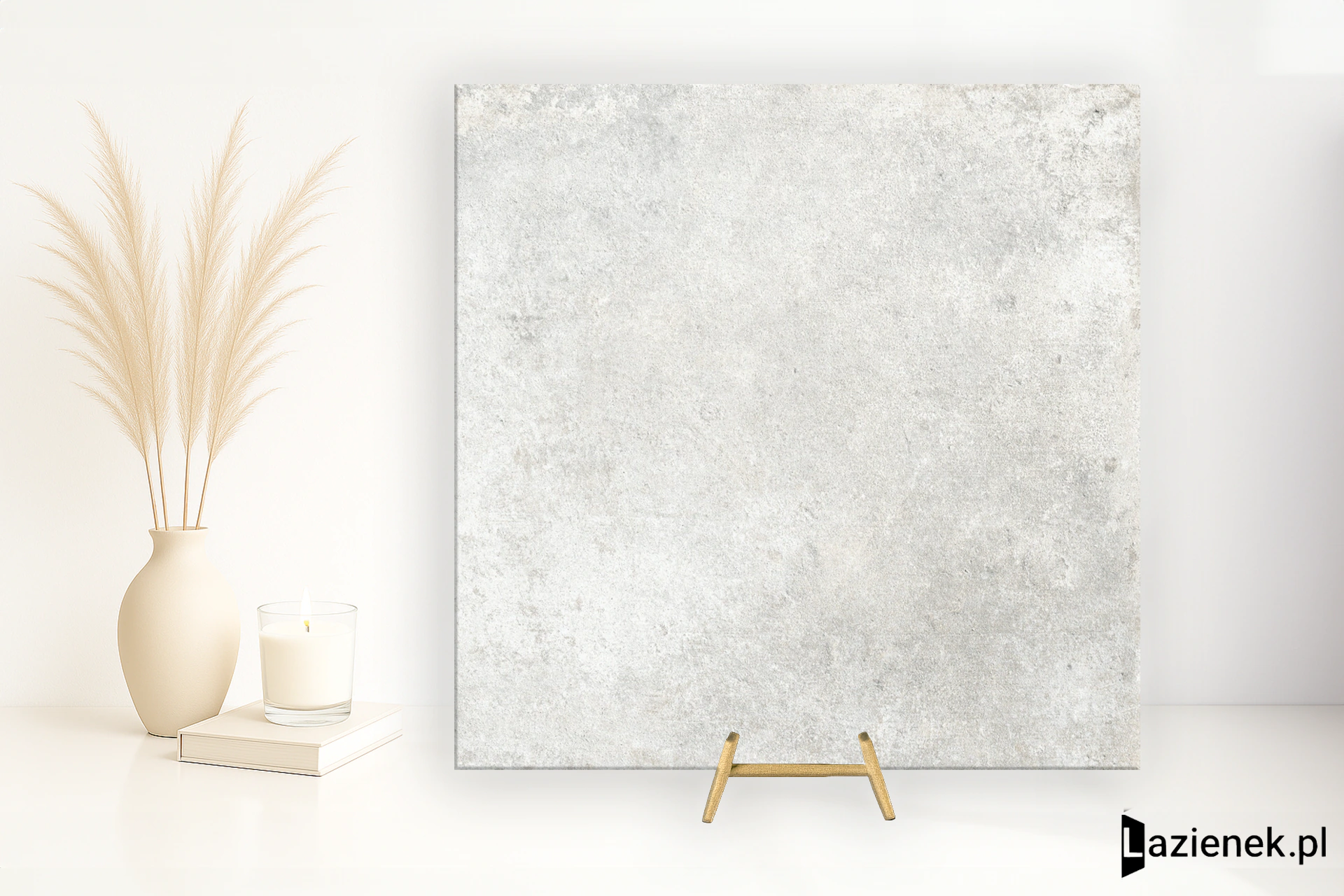 Tuscania Meteora Bianco matowa 61x61 cm gr. 9 mm - płytka rektyfikowana / L2T8