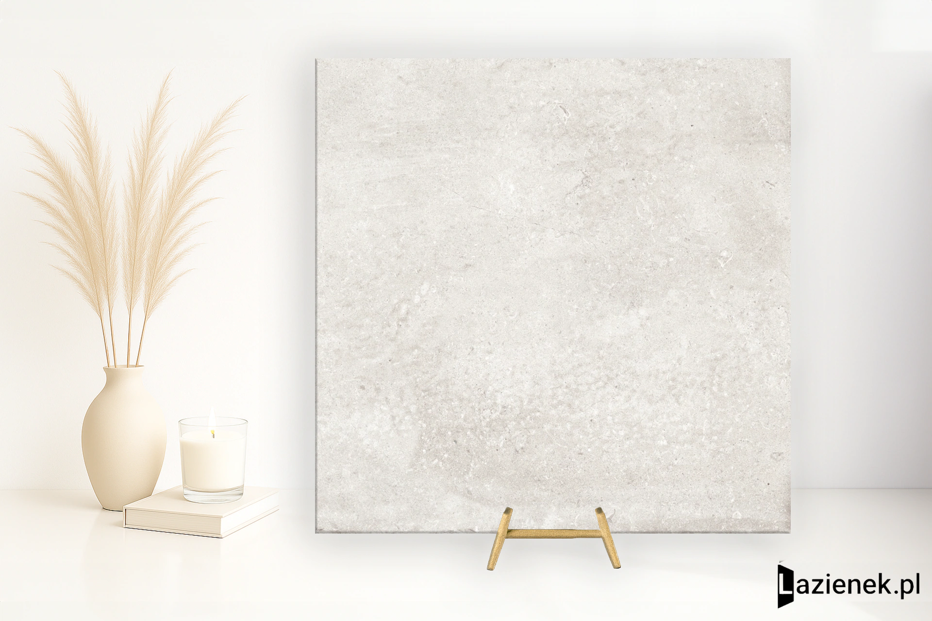 Tuscania Saint Michel Ivoire matowa 80x80 cm gr. 9 mm - płytka rektyfikowana / O4Z5