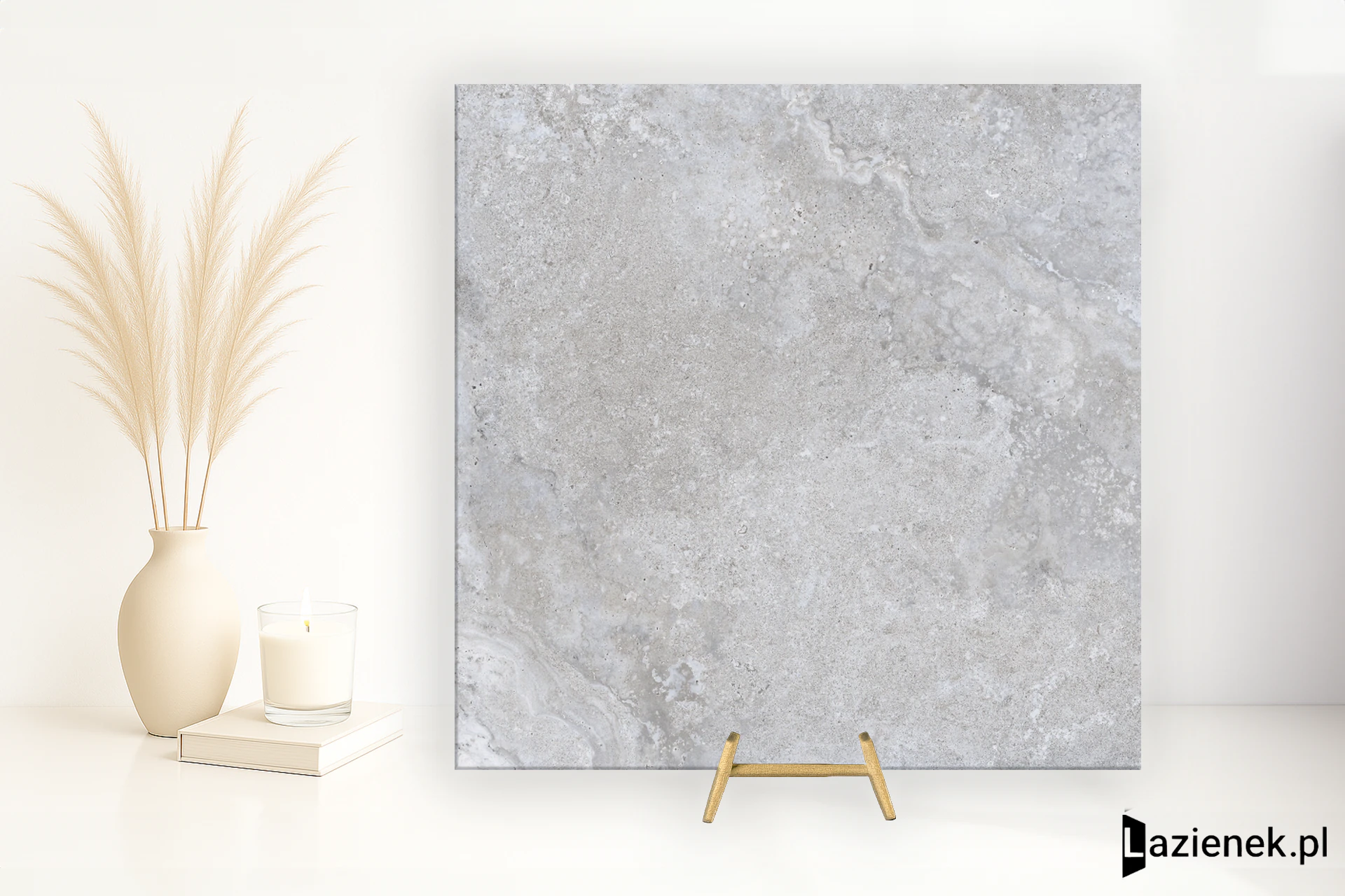 Tuscania Dolomia Stone Grey matowa 61x61 cm gr. 9 mm - płytka rektyfikowana / O8F1