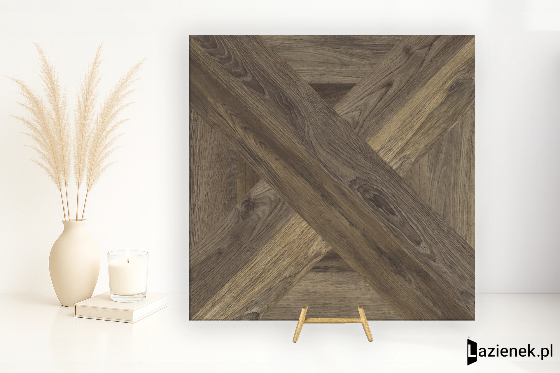 Tuscania Intarsio Moro matowa 61x61 cm gr. 9 mm - płytka rektyfikowana / M5L9