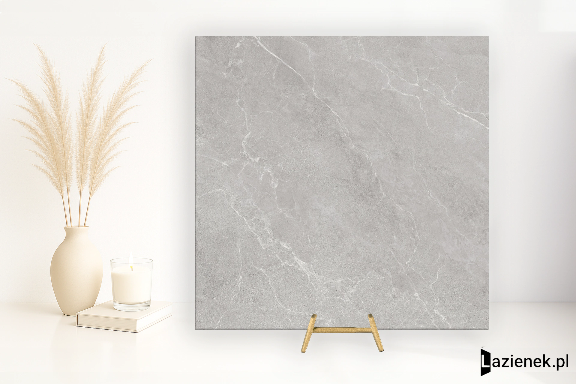 Tuscania Cortina Stone Cenere antypoślizgowa R11 122x122 cm gr. 20 mm - płytka rektyfikowana / Q5F6