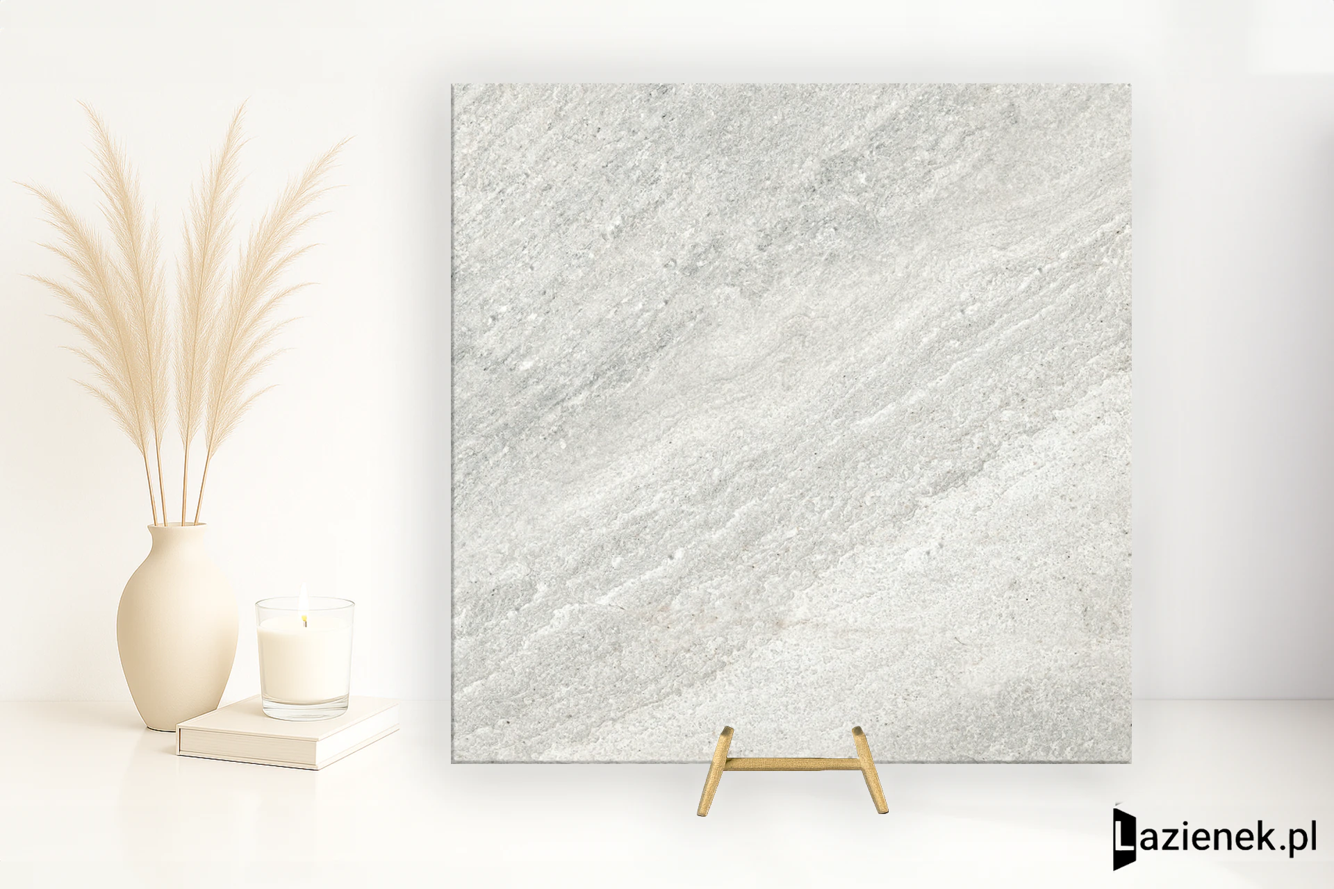 Tuscania Nativa Bianco matowa 61x61 cm gr. 9 mm - płytka rektyfikowana / Q1F9