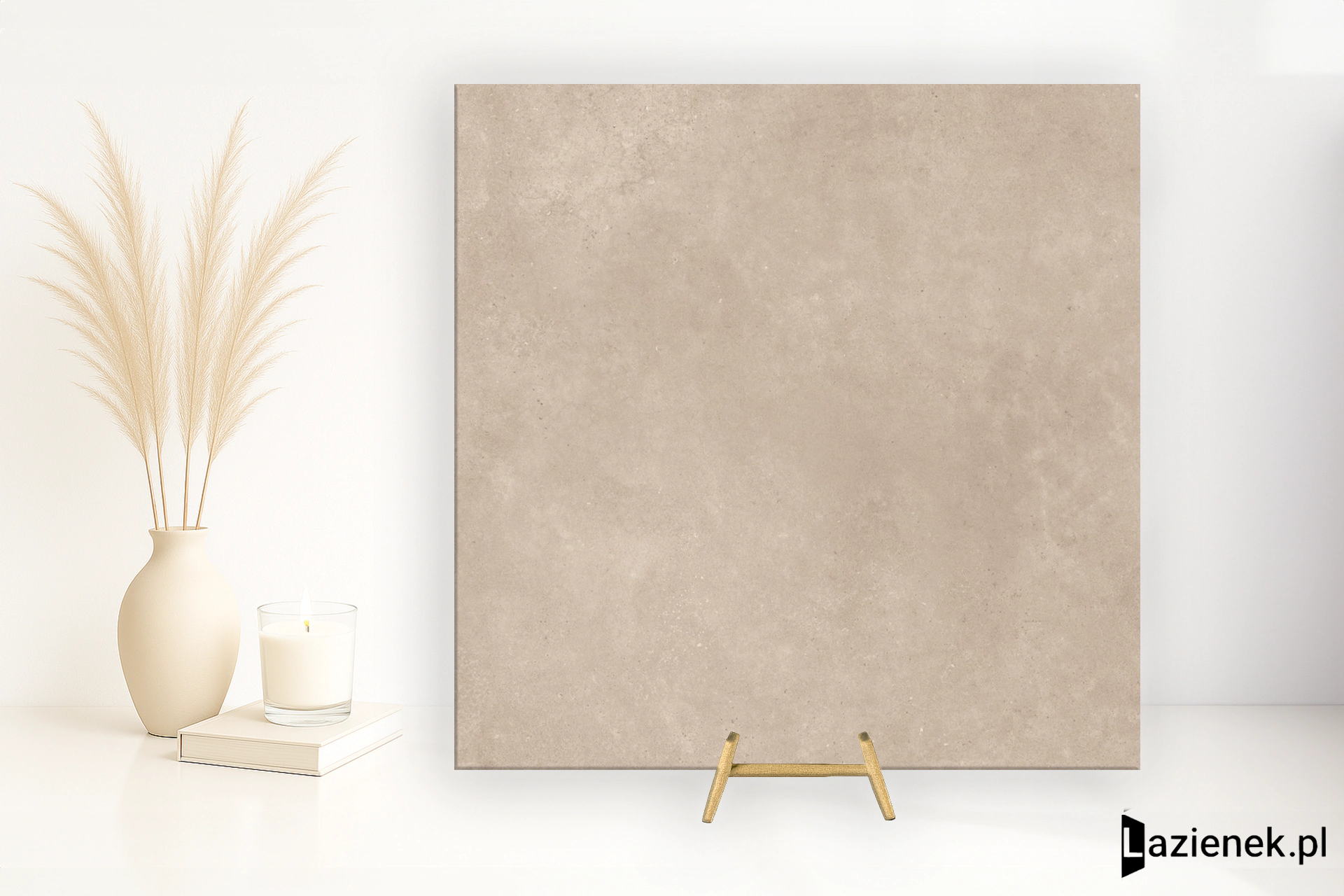 Tuscania Continental Taupe matowa 80x80 cm gr. 9 mm - płytka rektyfikowana / O1X8