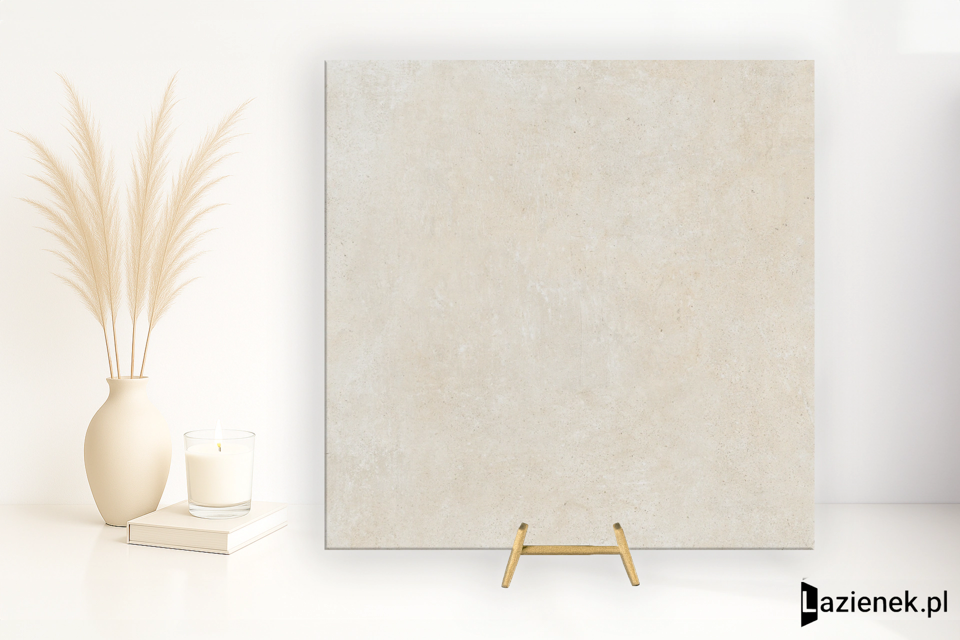 Tuscania Grey Soul White matowa 61x61 cm gr. 9 mm - płytka rektyfikowana / I1I7