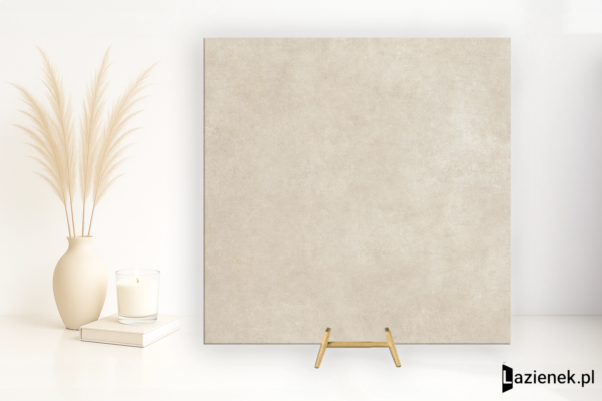 Tuscania Magnum Cream matowa 80x80 cm gr. 8 mm - płytka rektyfikowana / P7R0