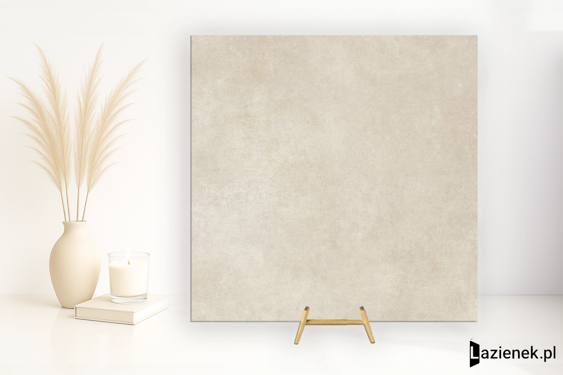 Tuscania Magnum Cream matowa 61x61 cm gr. 8 mm - płytka rektyfikowana / P0Q4