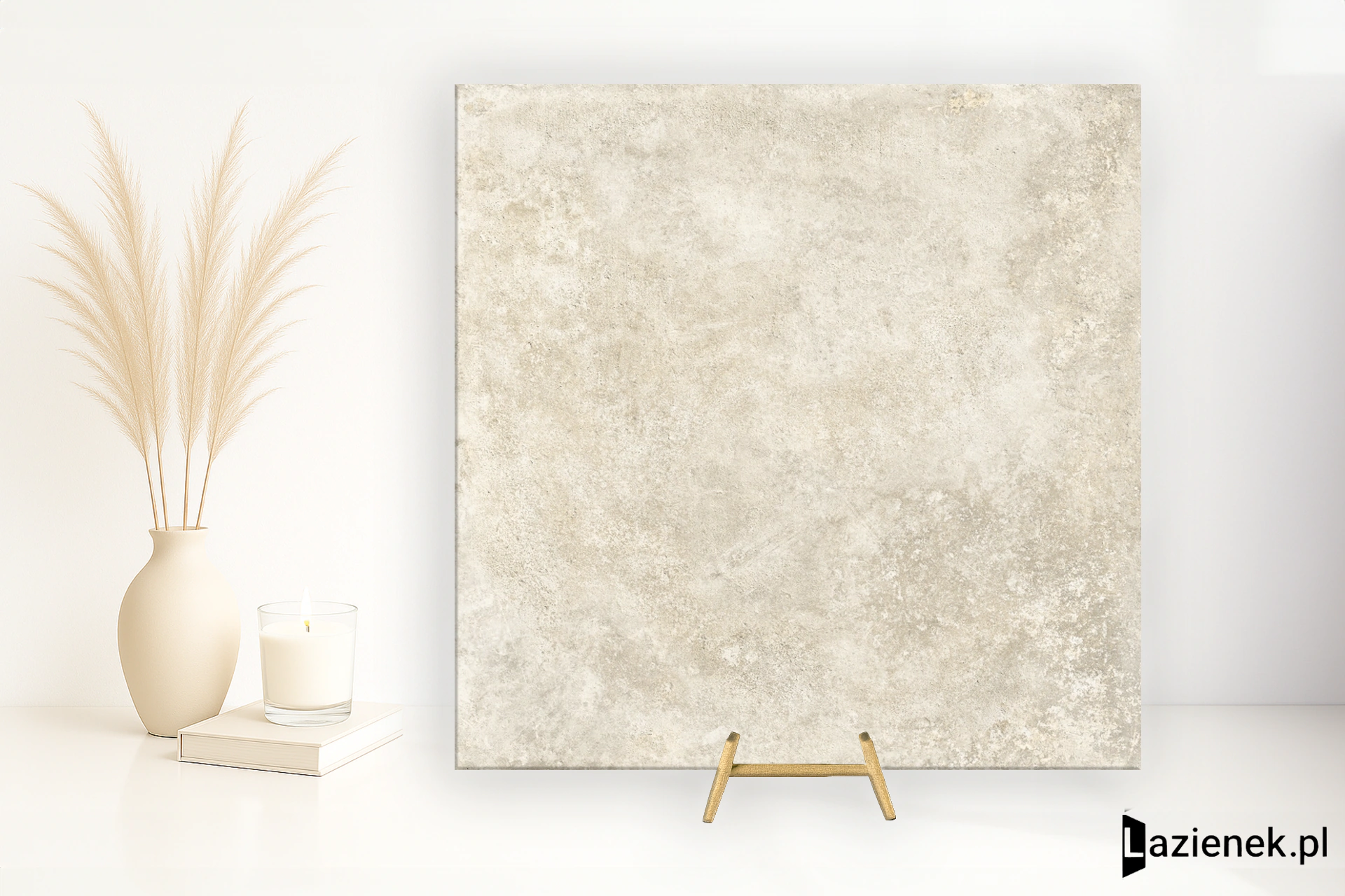 Tuscania Meteora Beige antypoślizgowa R11 122x122 cm gr. 20 mm - płytka rektyfikowana / O1K5