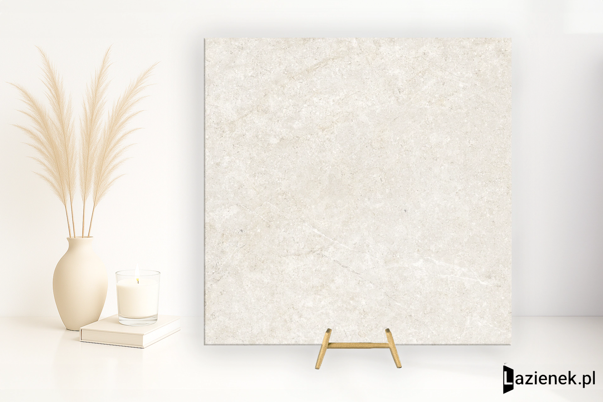 Tuscania Holystone White matowa 61x61 cm gr. 9 mm - płytka rektyfikowana / N4U7