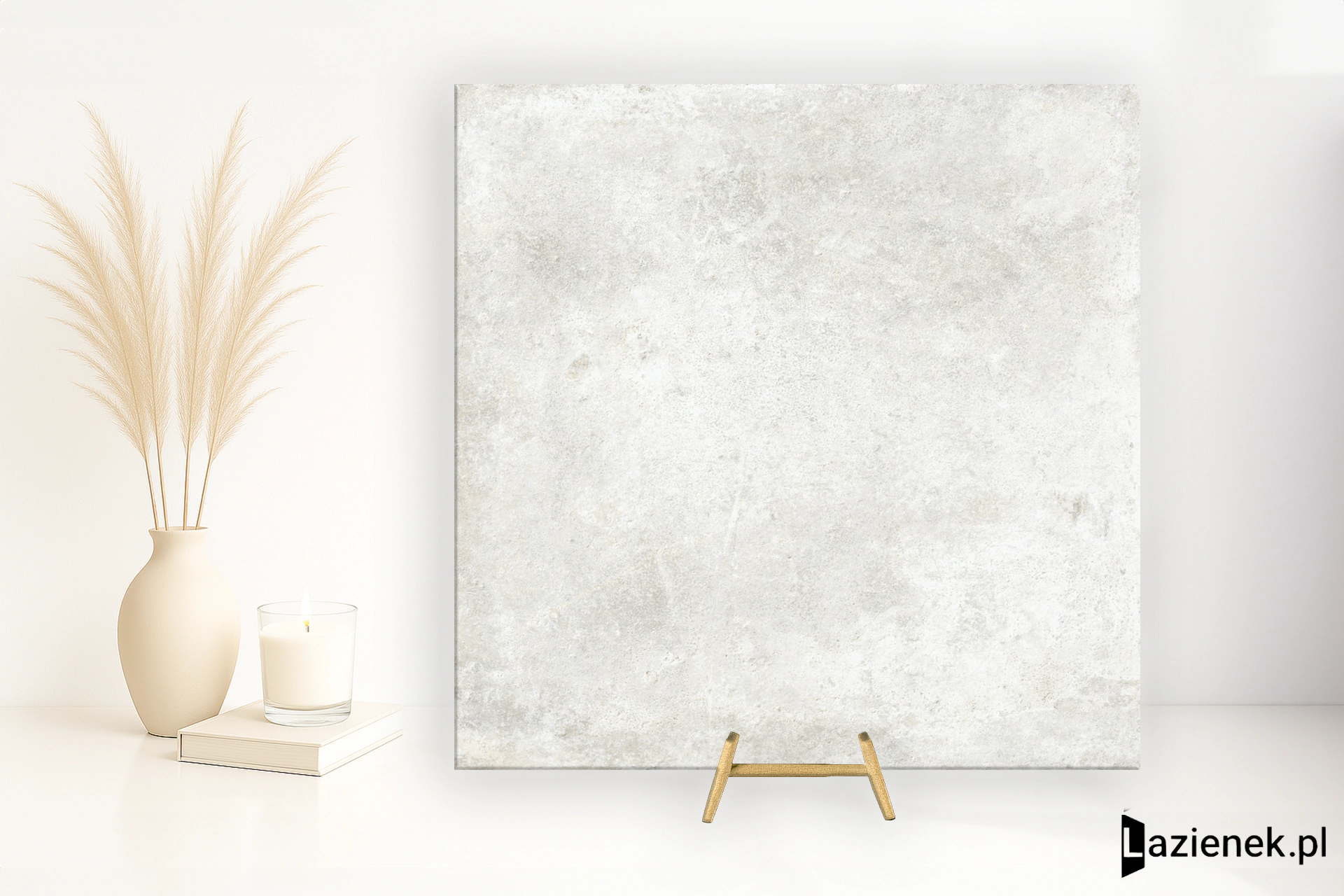Tuscania Meteora Bianco matowa 90x90 cm gr. 9 mm - płytka rektyfikowana / L9X0