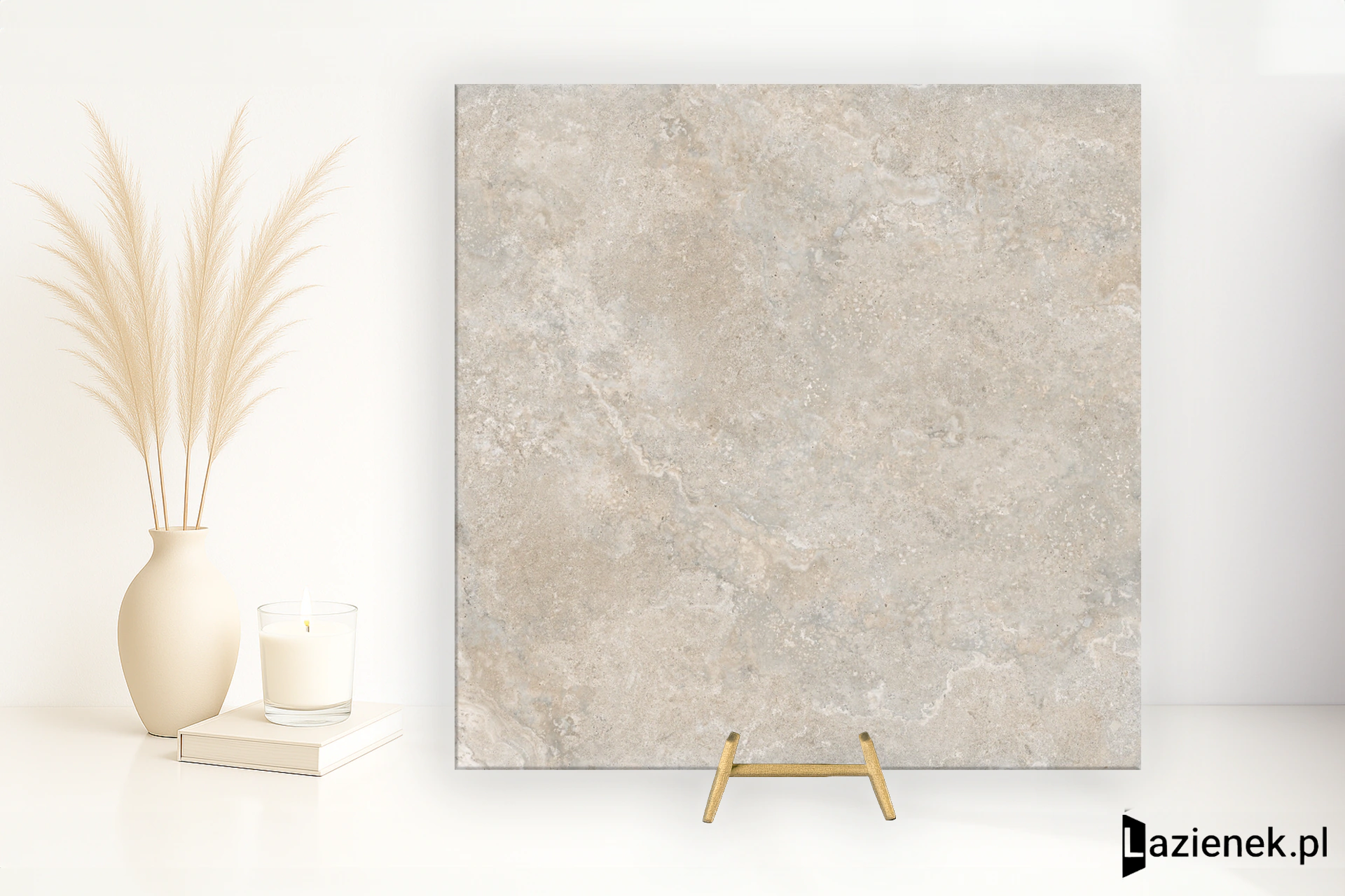 Tuscania Dolomia Stone Almond antypoślizgowa R11 90x90 cm gr. 20 mm - płytka rektyfikowana / O7M9