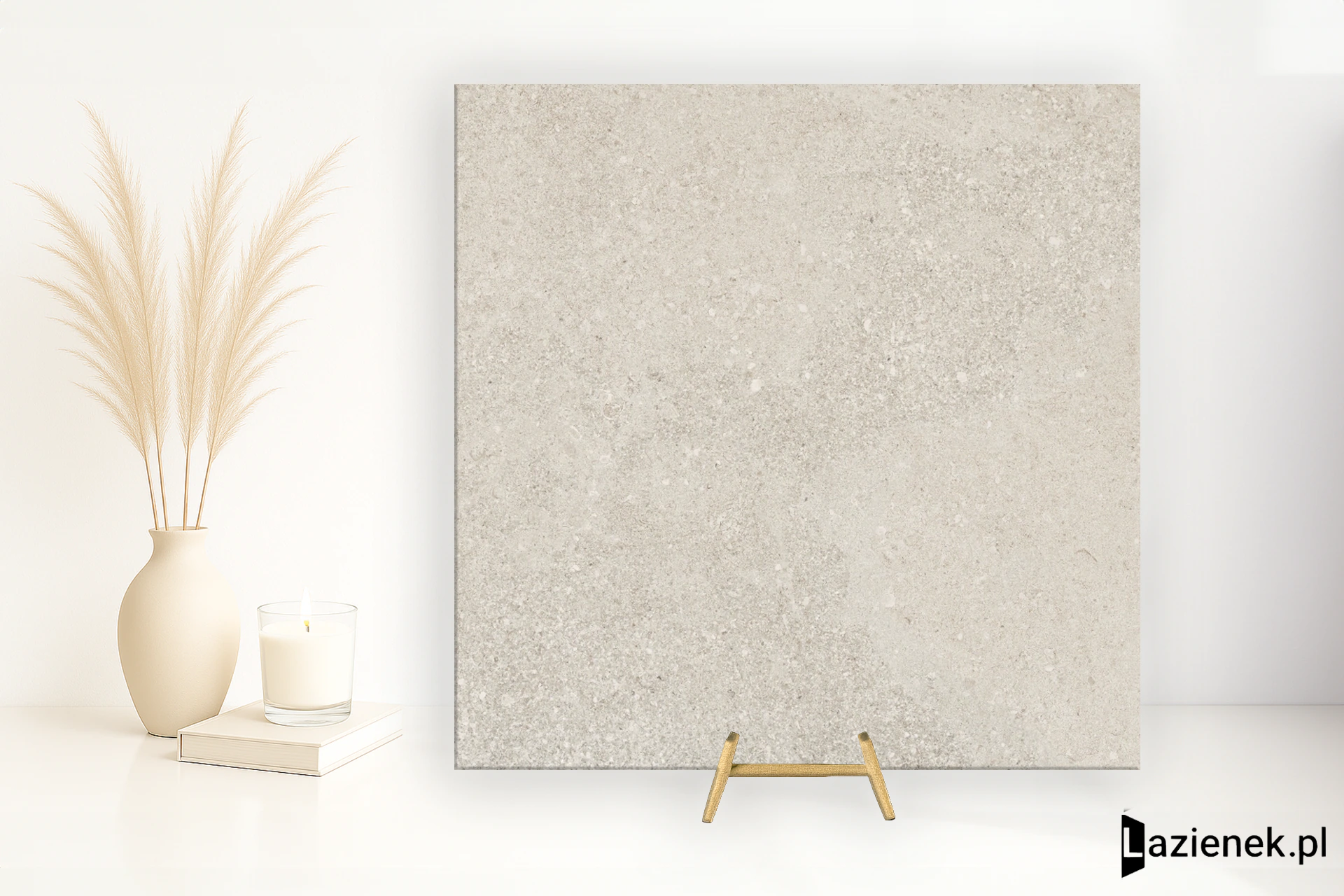 Tuscania Eterea Perla matowa 61x61 cm gr. 9 mm - płytka rektyfikowana / P9Q3
